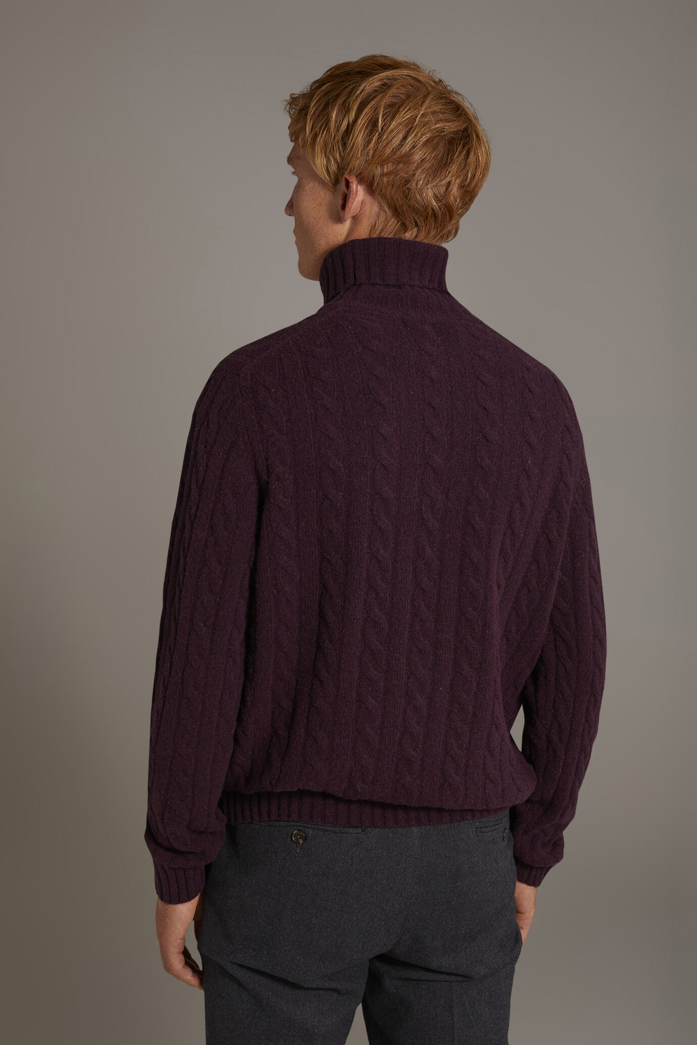 Maglia collo alto in misto lana lambswool image number 3