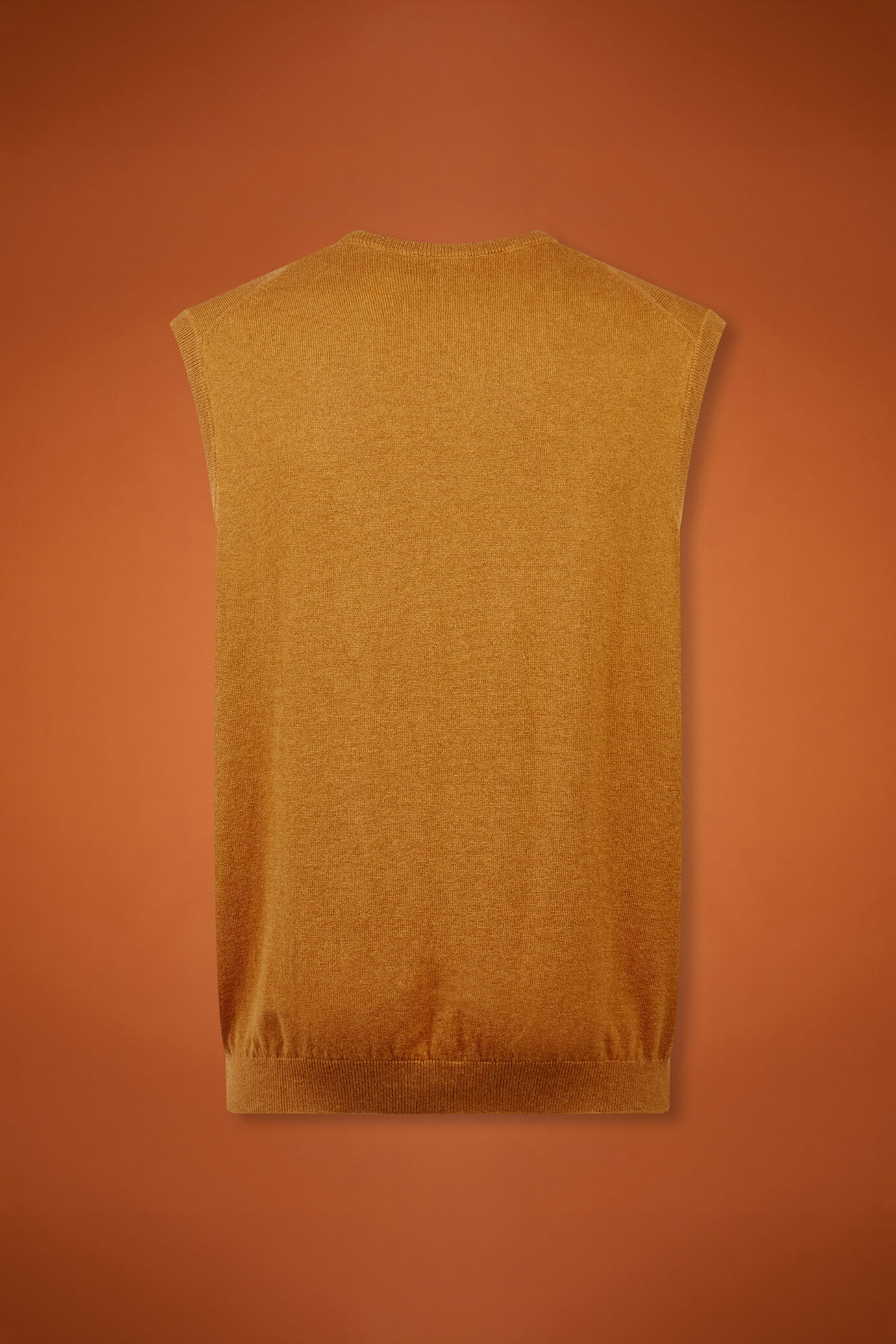 Gilet uomo girocollo lana e cotone regular fit image number 6