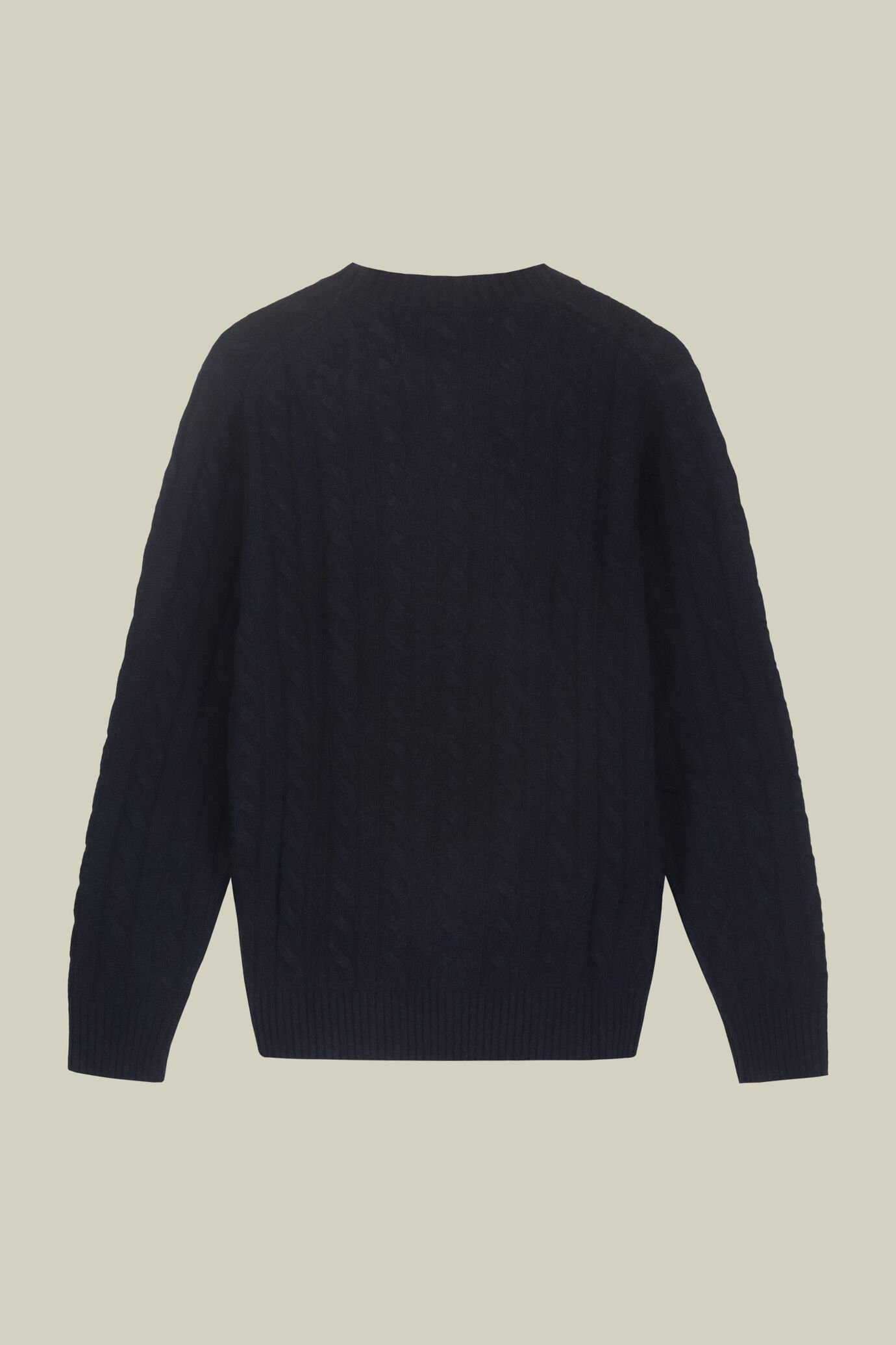 Men's lambswool crew neck jumper in a regular fit image number 5
