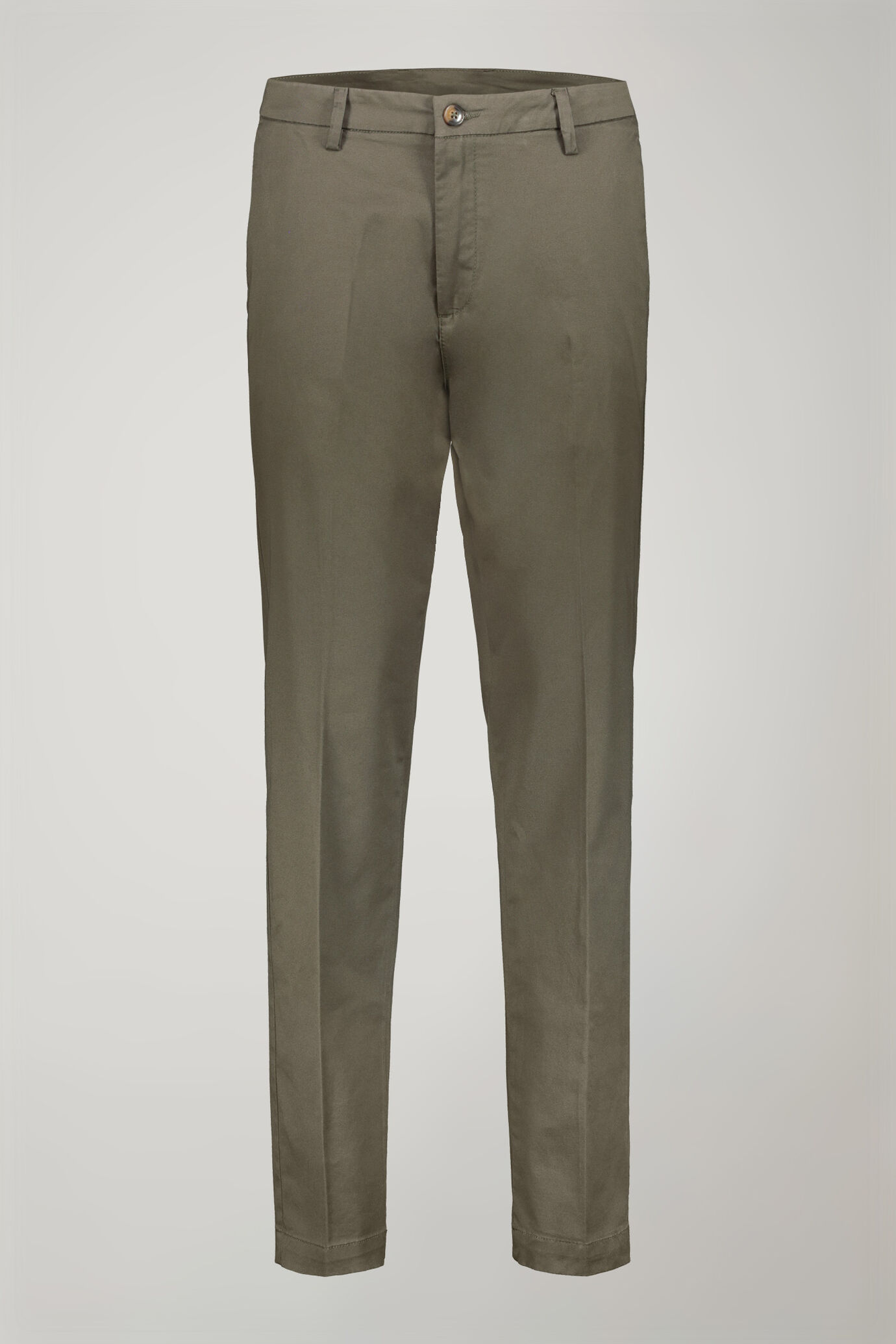 Pantalone chino uomo classico costruzione twill elasticizzato perfect fit image number 4