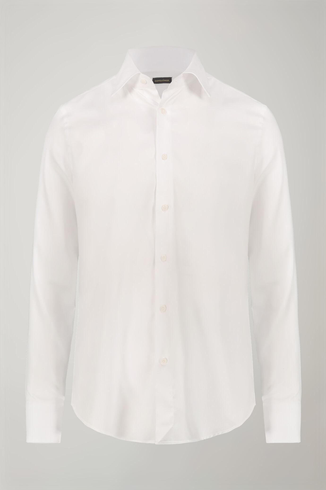 Camicia uomo collo classico 100% cotone tessuto oxford leggero tinta unita regular fit image number 5