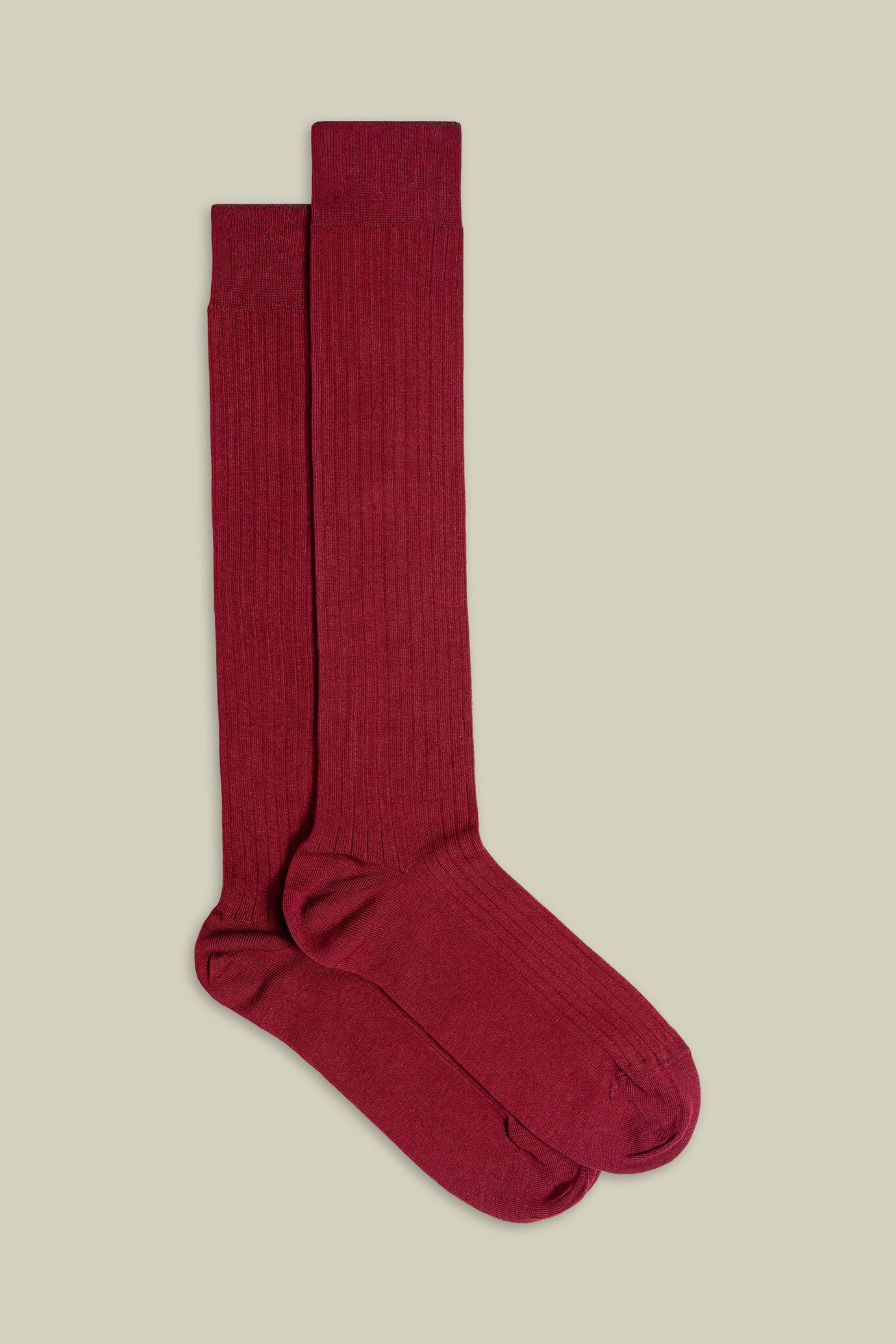 Plain ribbed men&rsquo;s socks image number 1