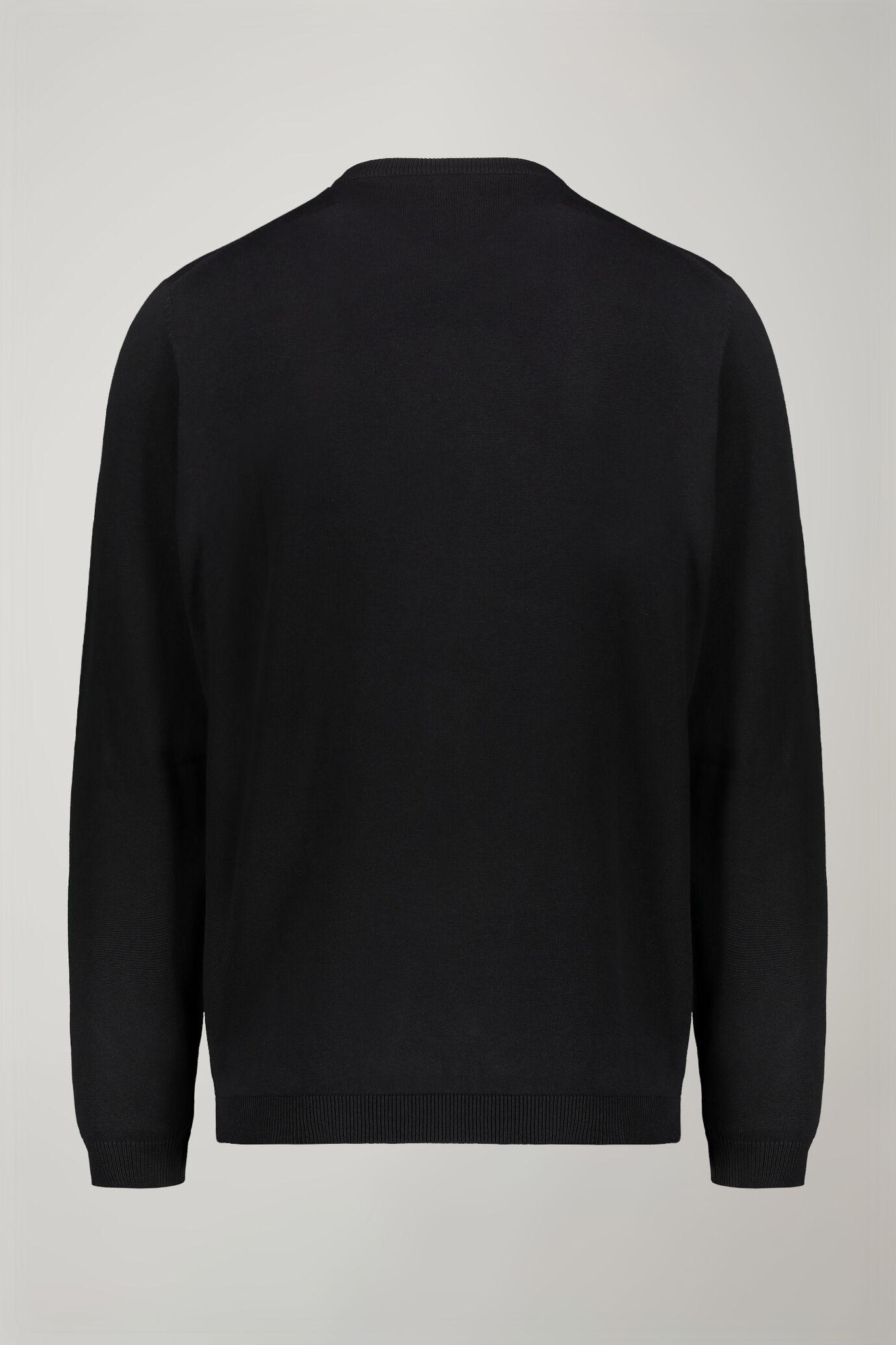 Maglia uomo scollo a v 100% cotone regular fit image number 5