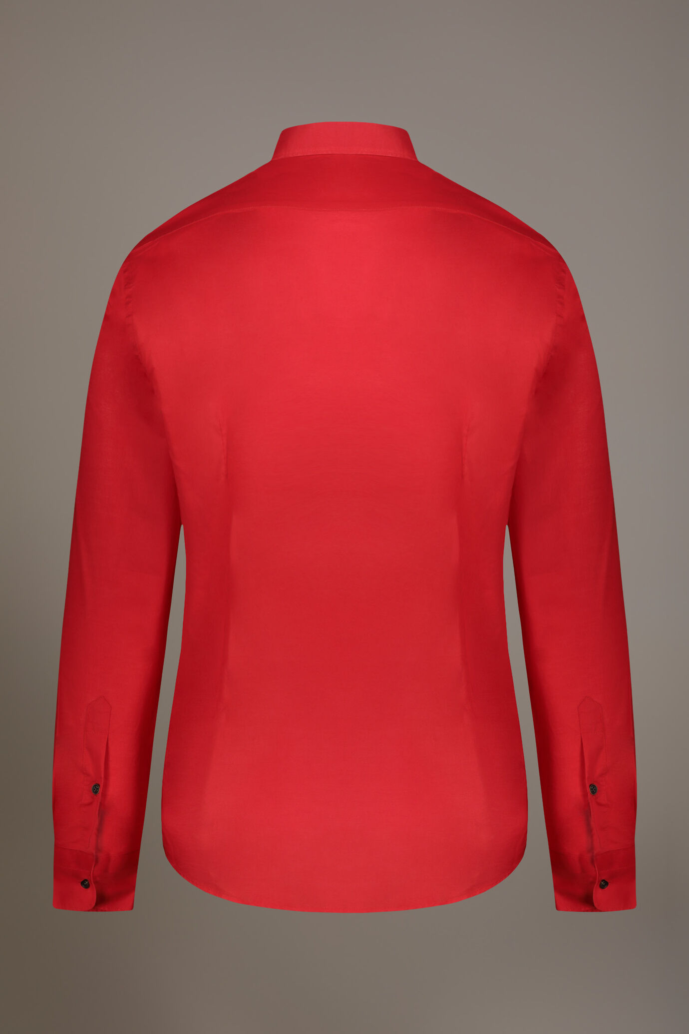 Camicia casual collo francese comfort fit in mussola di cotone image number 4
