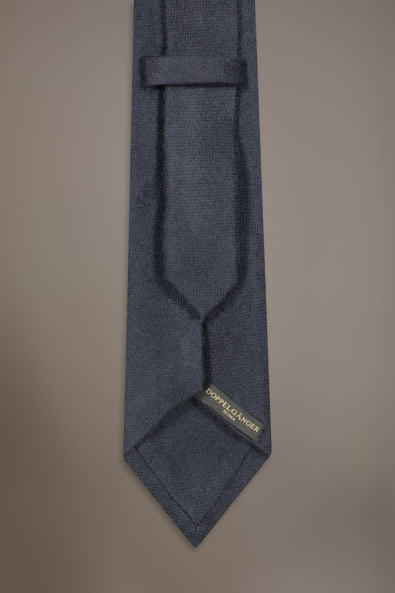 Wool blend tie with brushed effect image number 1
