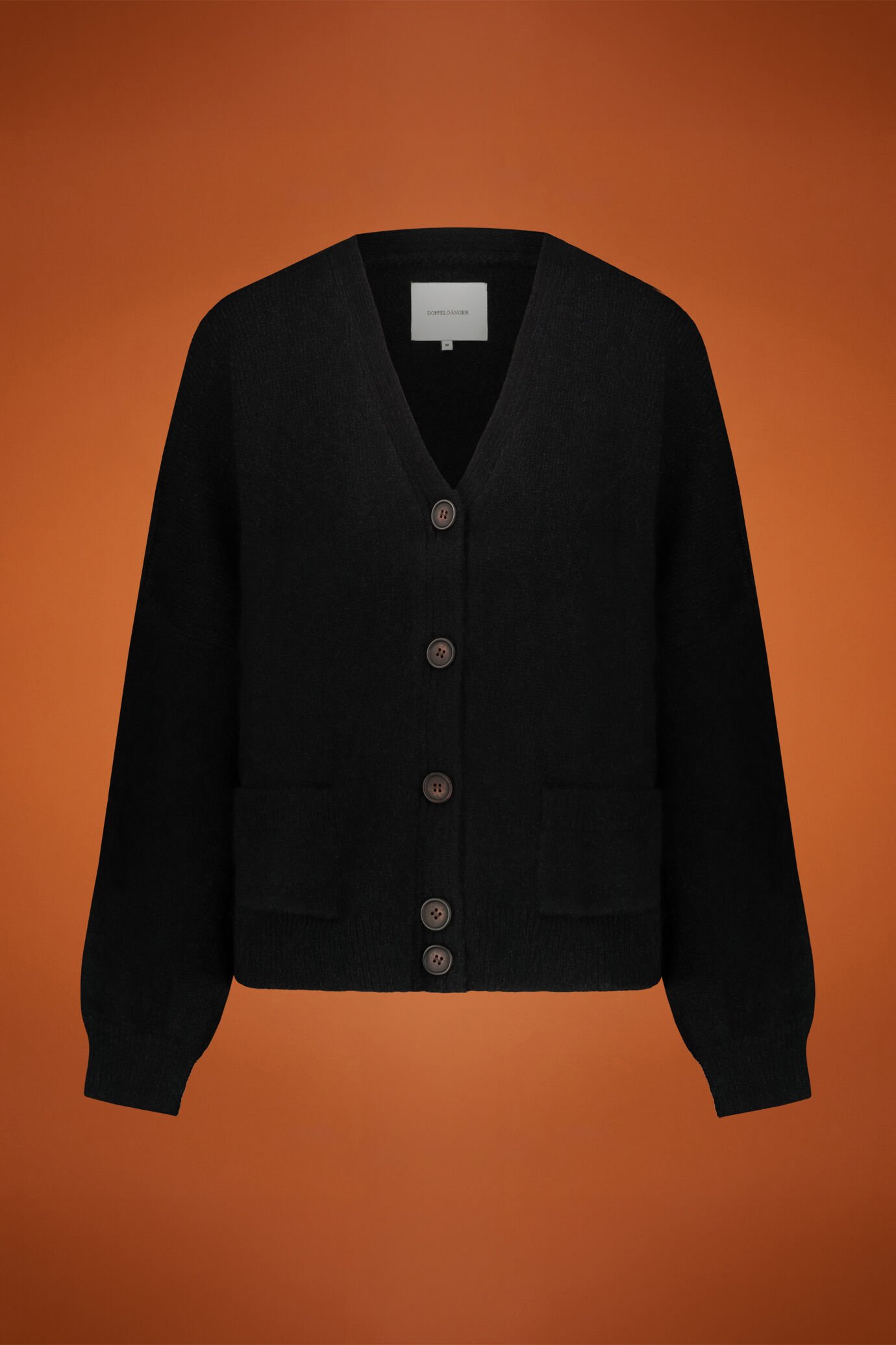 Cardigan à col en V en laine image number 0