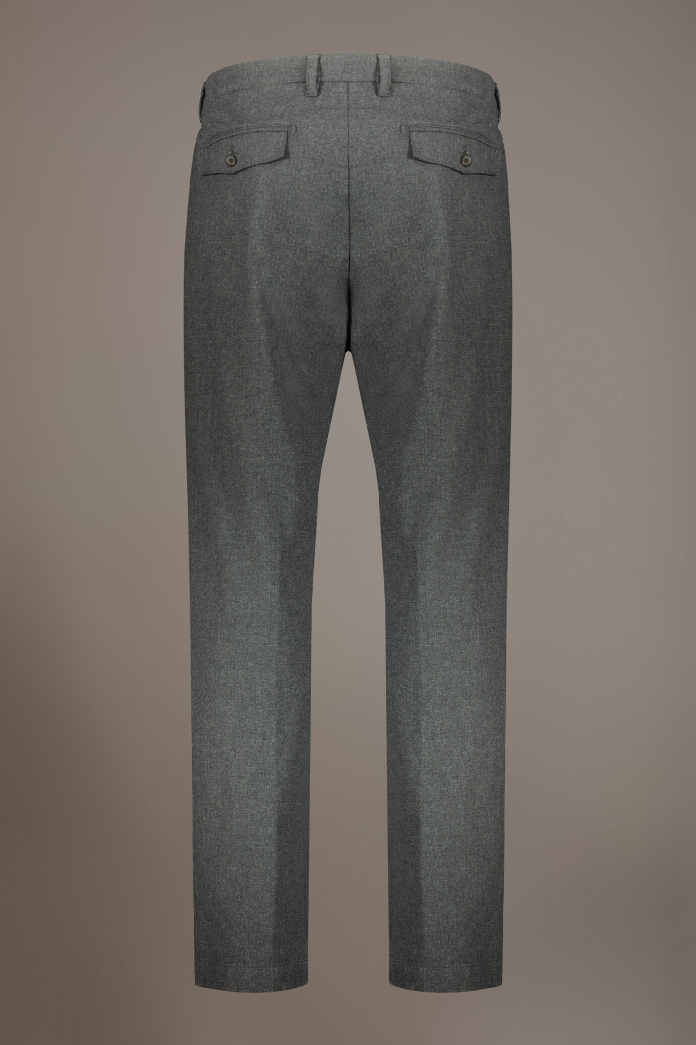 Pantalone chino regular fit tessuto tinto filo melange spigato image number 6