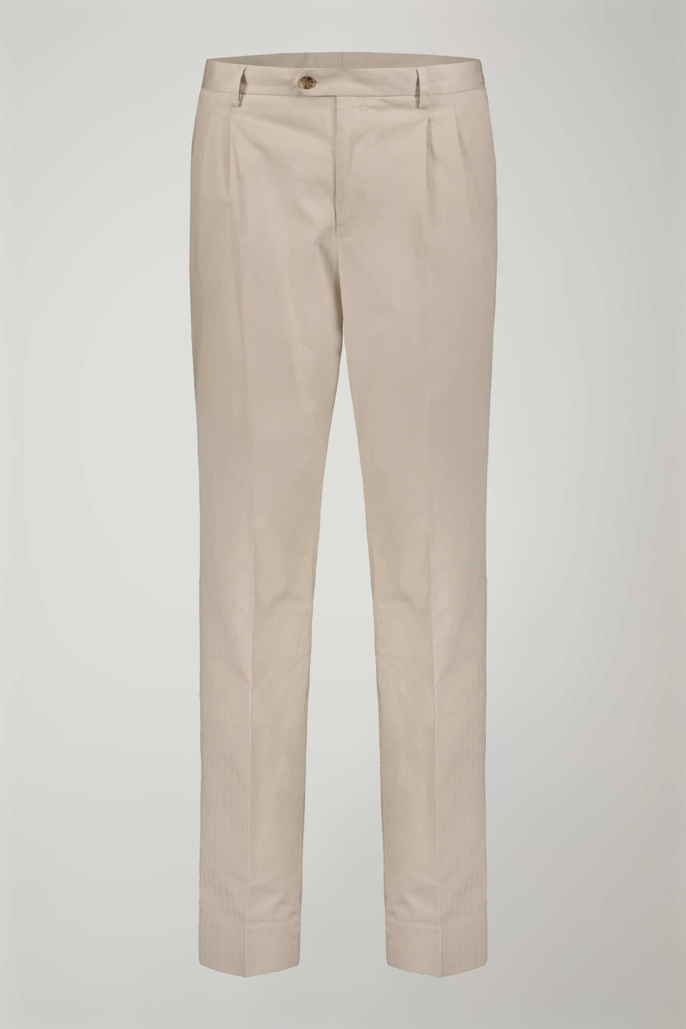 Pantalone uomo classico con doppia pinces regular fit image number 4