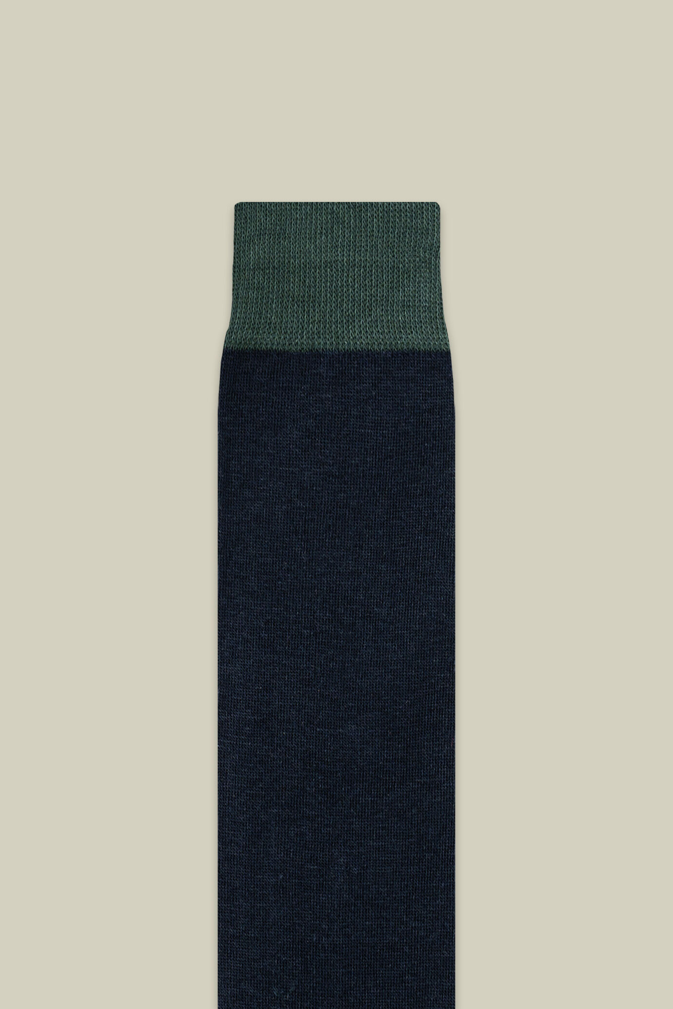 Chaussettes homme Deux tons en maille lisse