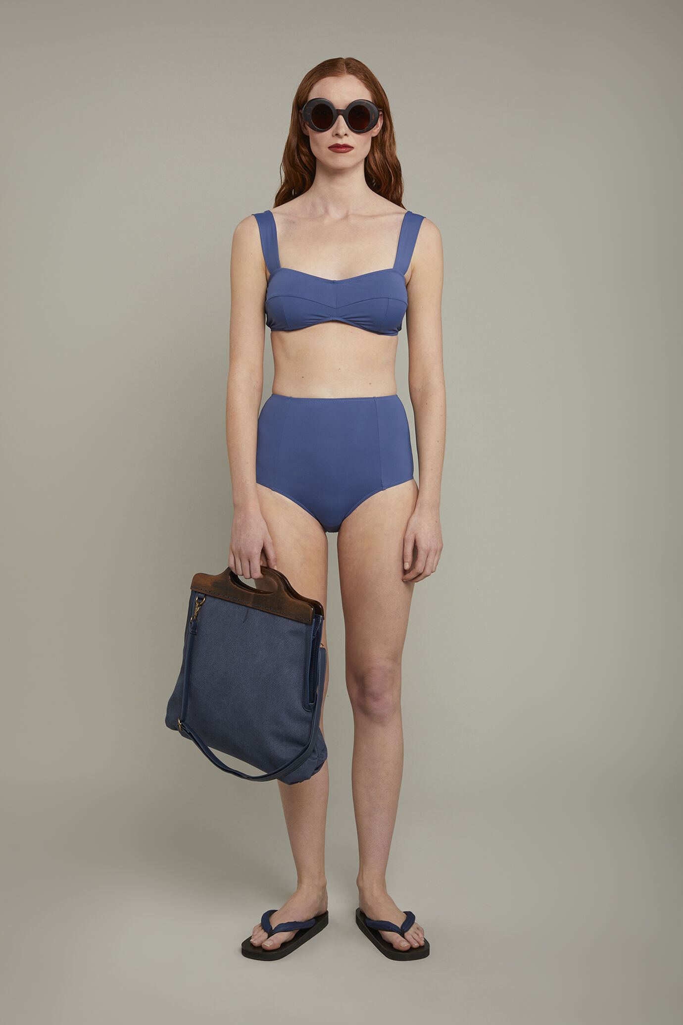 Women’s swimsuit in stretch fabric regular fit image number 0