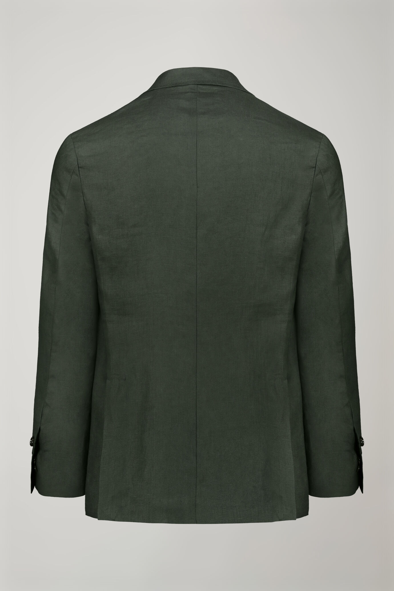 Abito uomo monopetto 100% lino regular fit image number 5