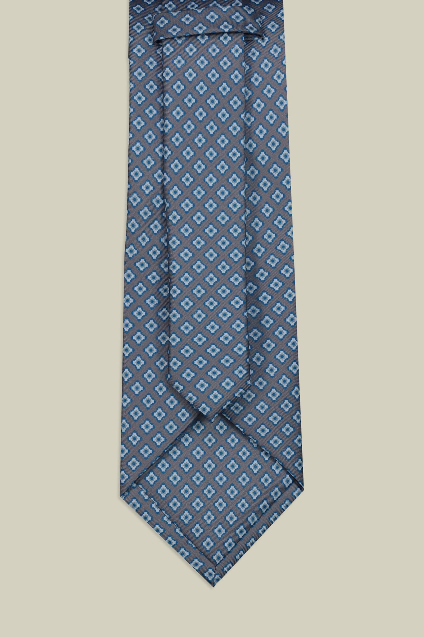 Cravatta uomo con stampa romboidale image number 2
