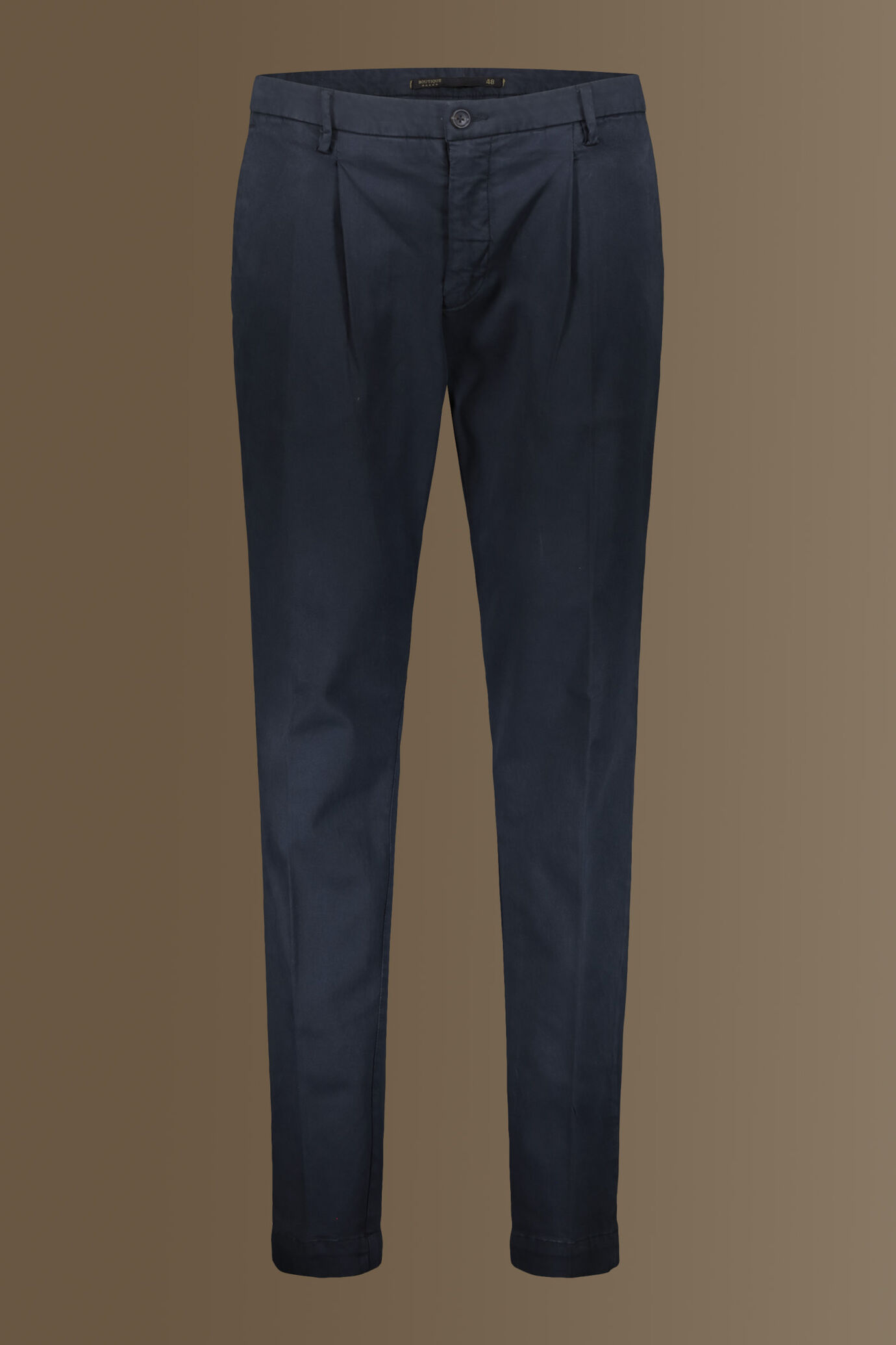 Pantalone classico chino twill elasticizzato image number 4