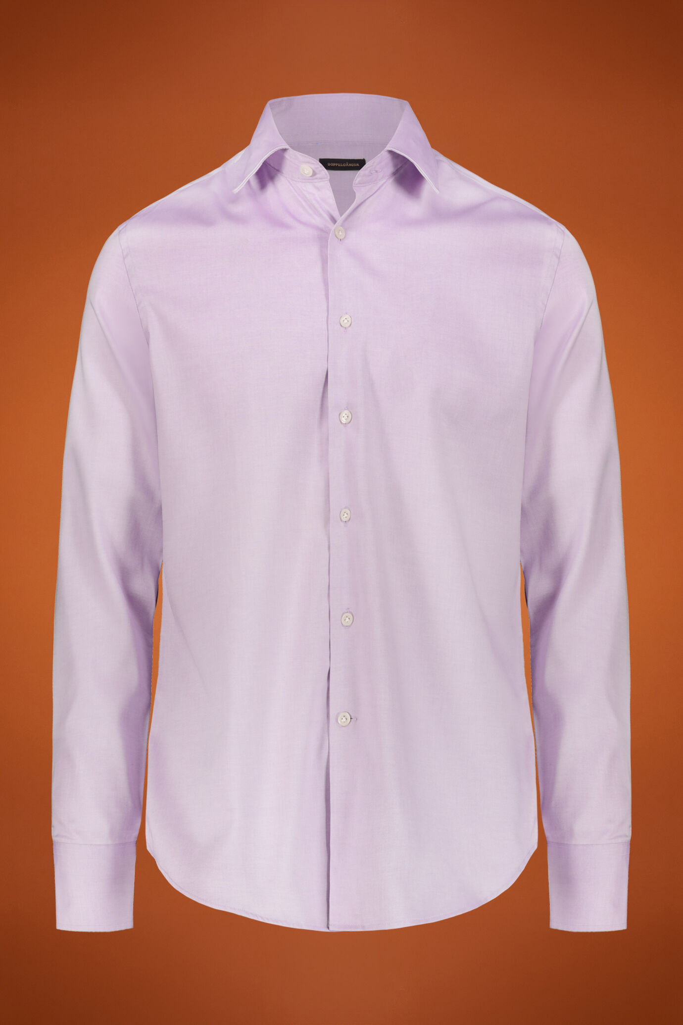 Double TWO Uomo Navy Classic Easy Care Camicia Formale - Crema, (Collar 16.5/Chest 46-44