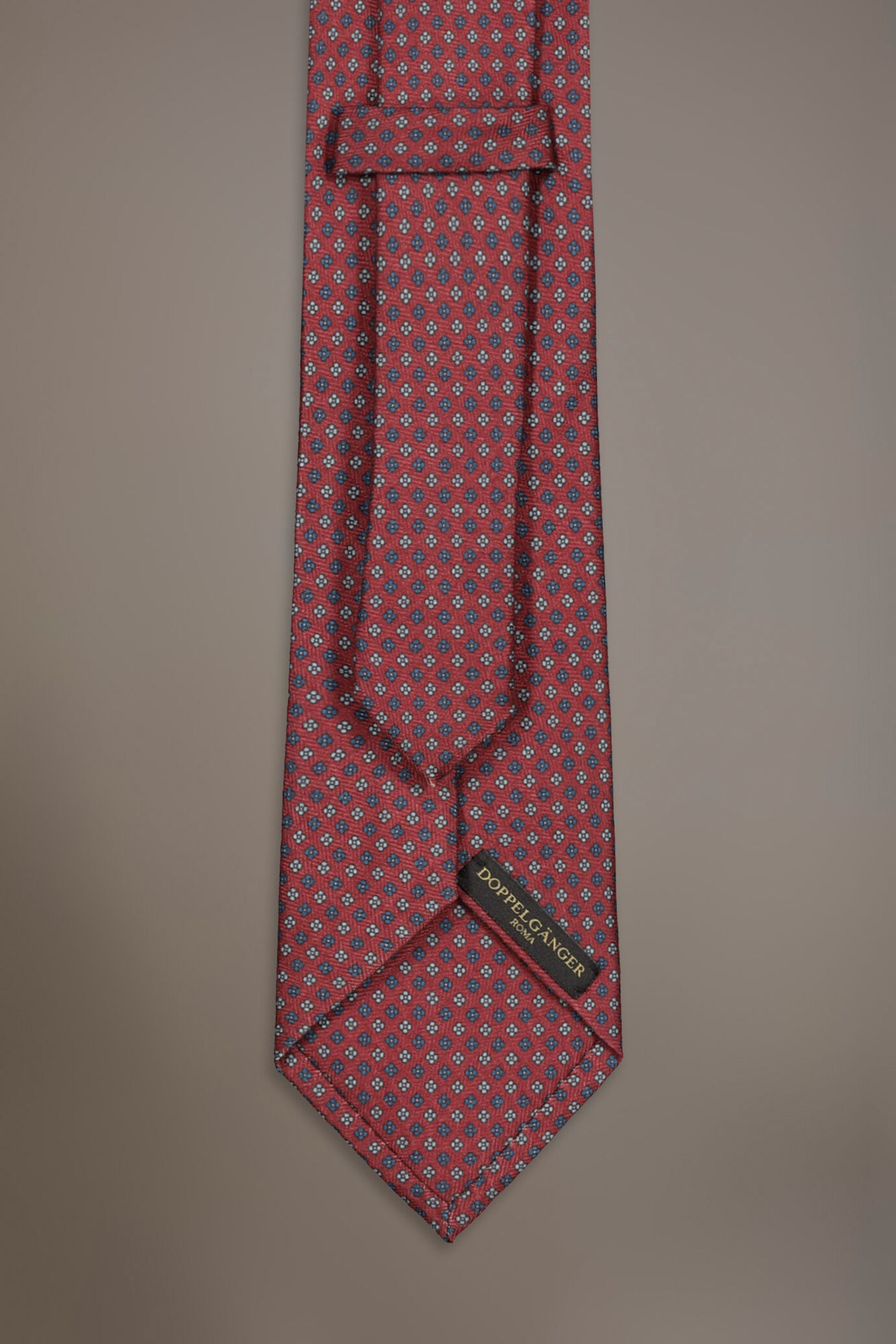 Cravatta mano lana fantasia stampata image number 1