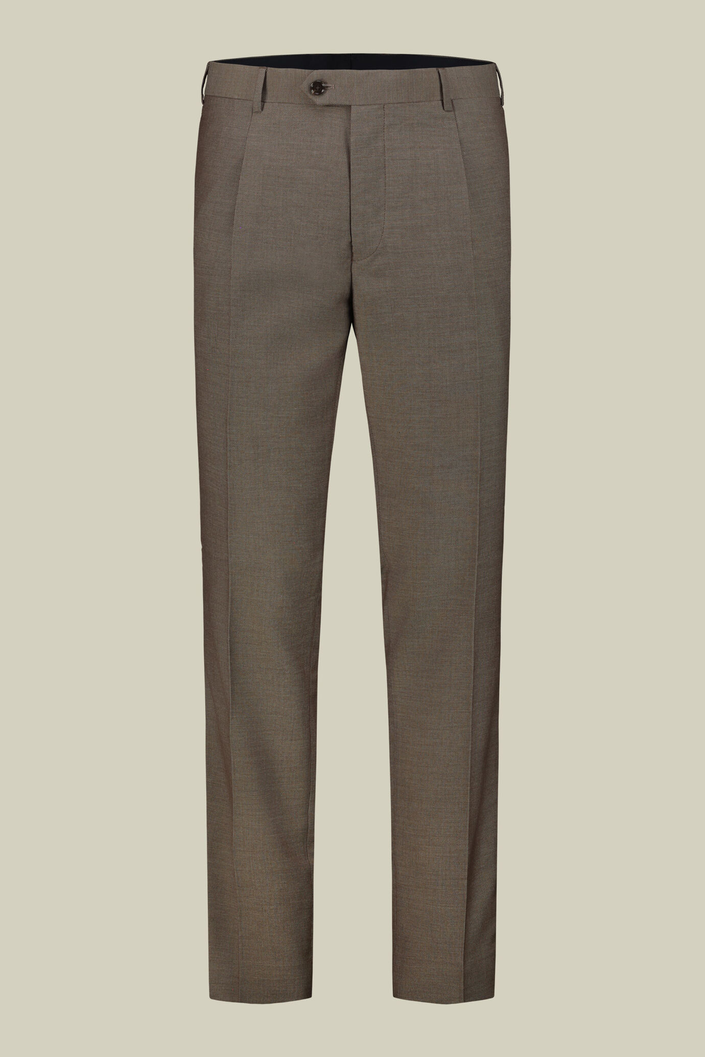 Men's single-breasted regular fit pheasant eye fabric suit image number 6