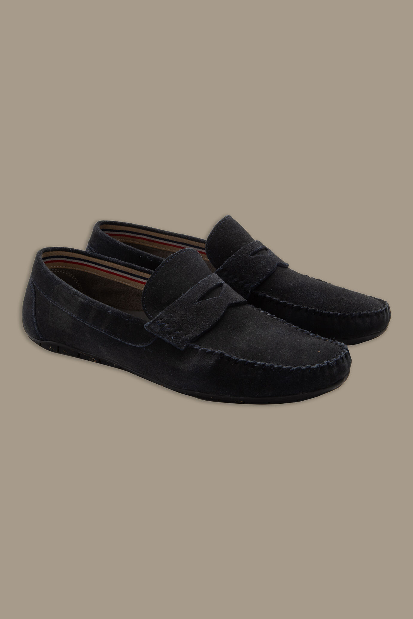Loafer 100% leather suede image number 0
