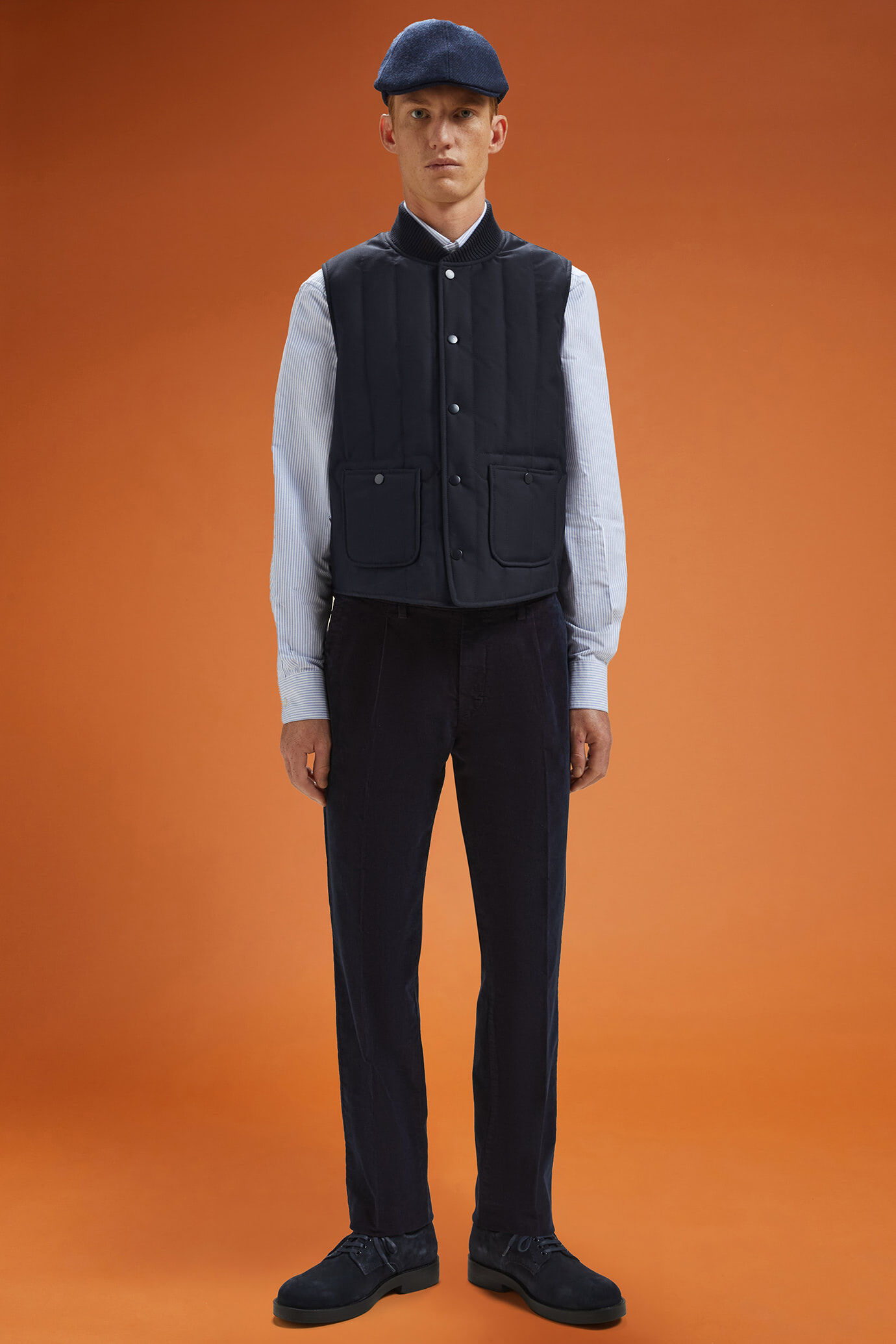 Gilet uomo imbottito con fodera in jersey comfort fit image number 2