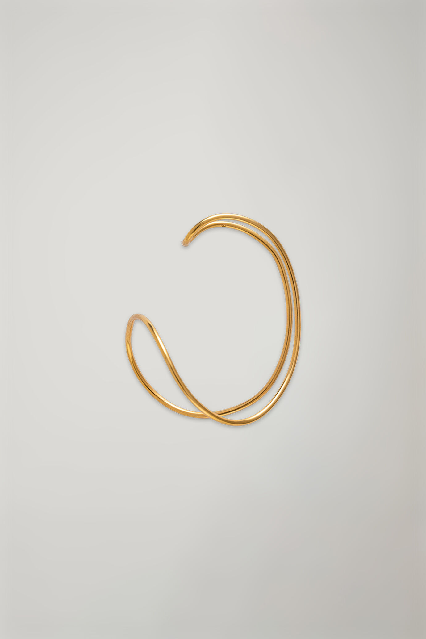Gold-plated brass women's bracelet image number 0