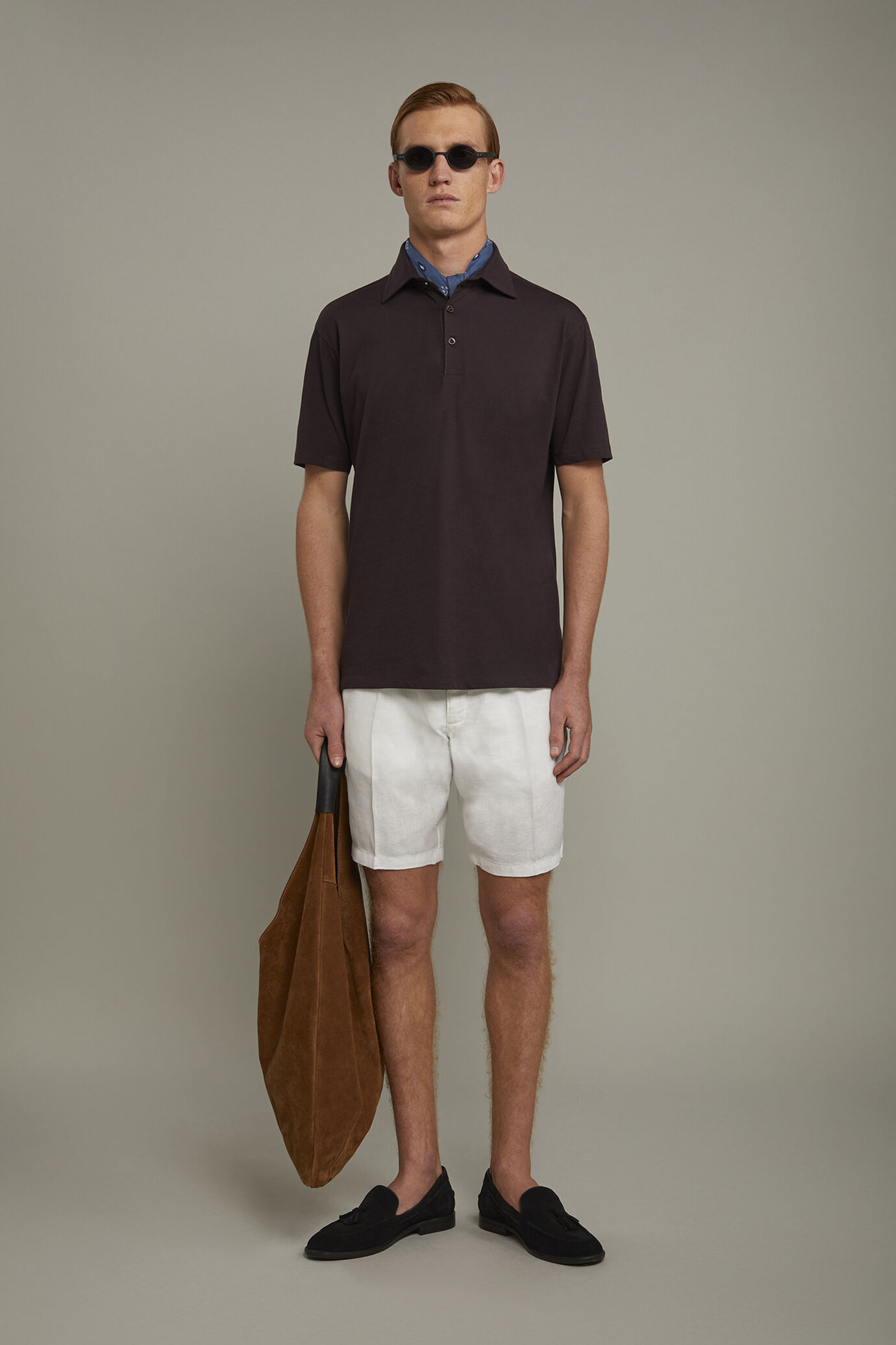 Polo uomo manica corta 100% cotone supima regular fit image number 0