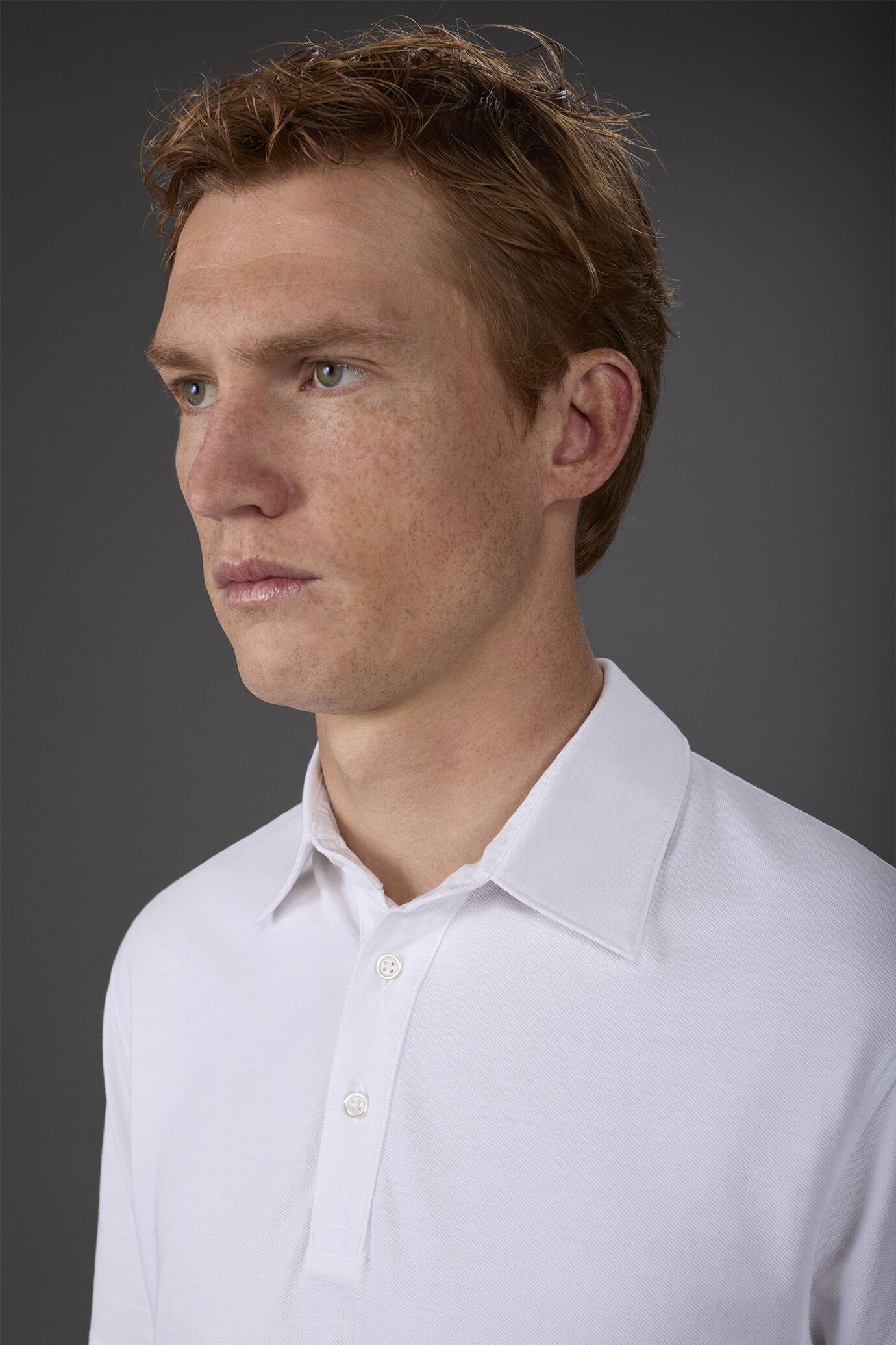 Kurzarm-Poloshirt für Herren aus 100% Piqué-Baumwolle image number 2