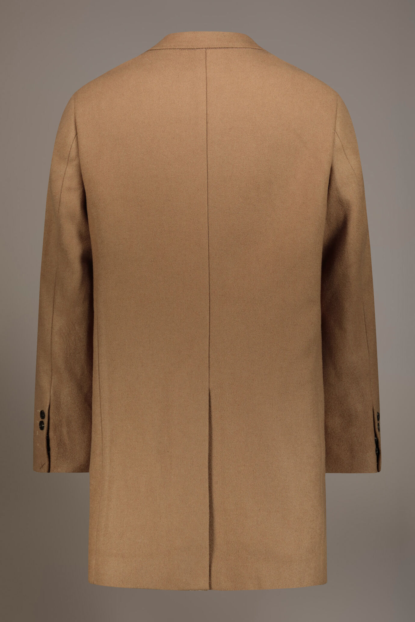 Classic single-breasted coat wool blend image number 5