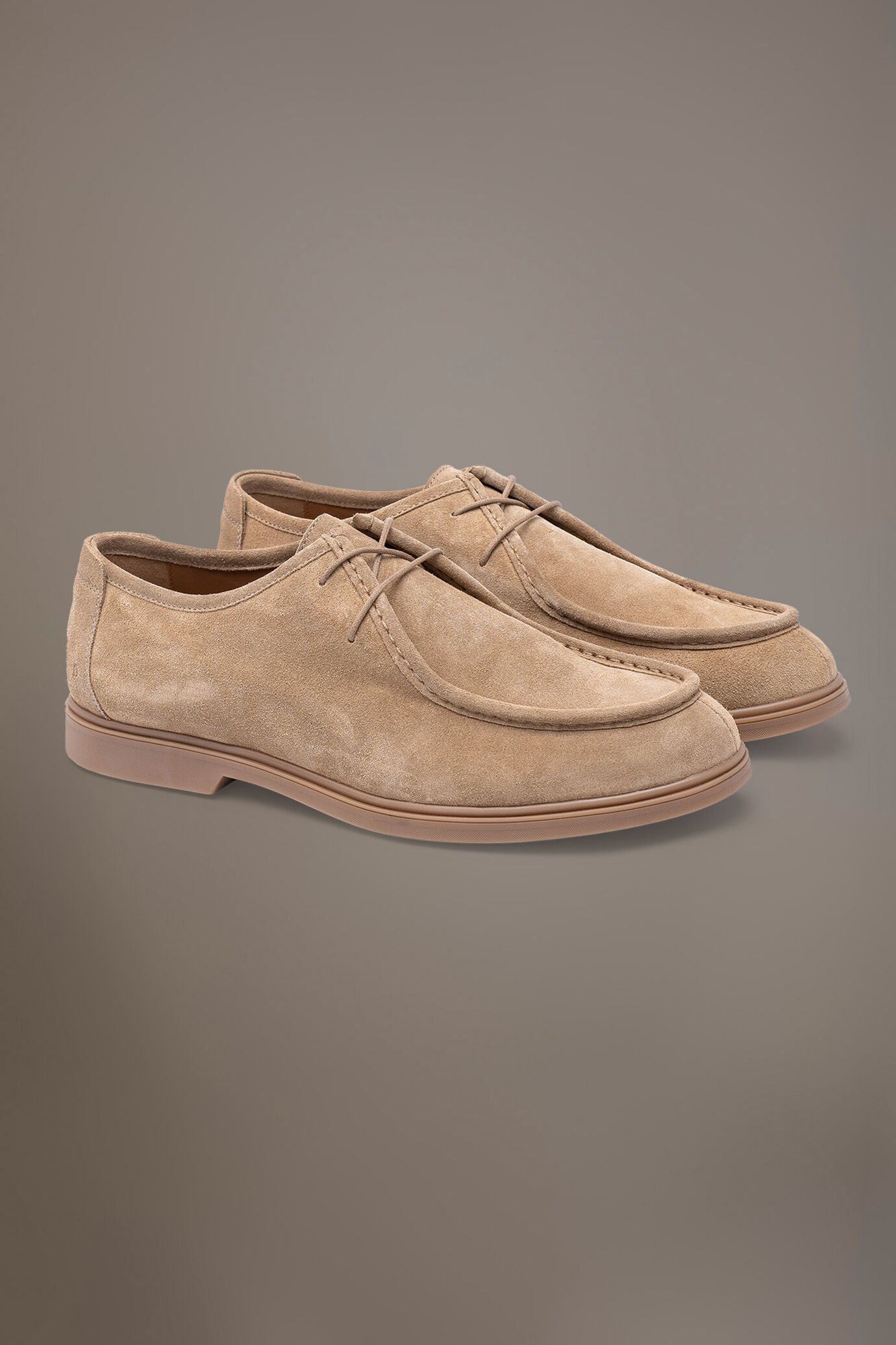Suede ranger shoes 100% leather with rubber sole image number 0