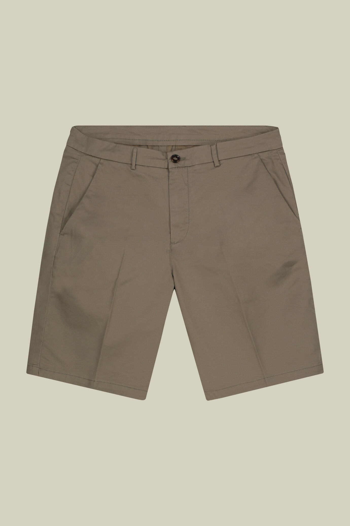 Bermuda classique pour homme, en sergé
