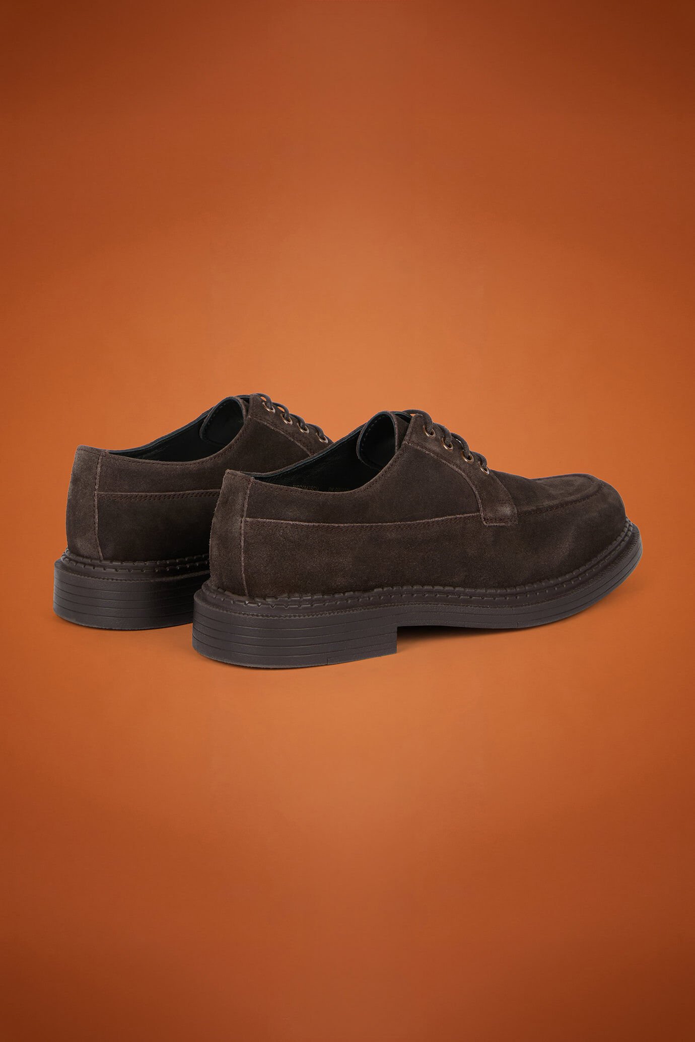 Men's ranger shoes in 100% genuine leather with rubber soles image number 2