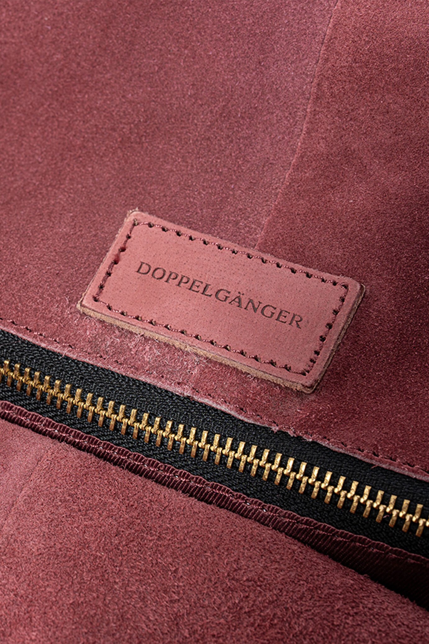 Borsa vera pelle effetto scamosciato image number 3