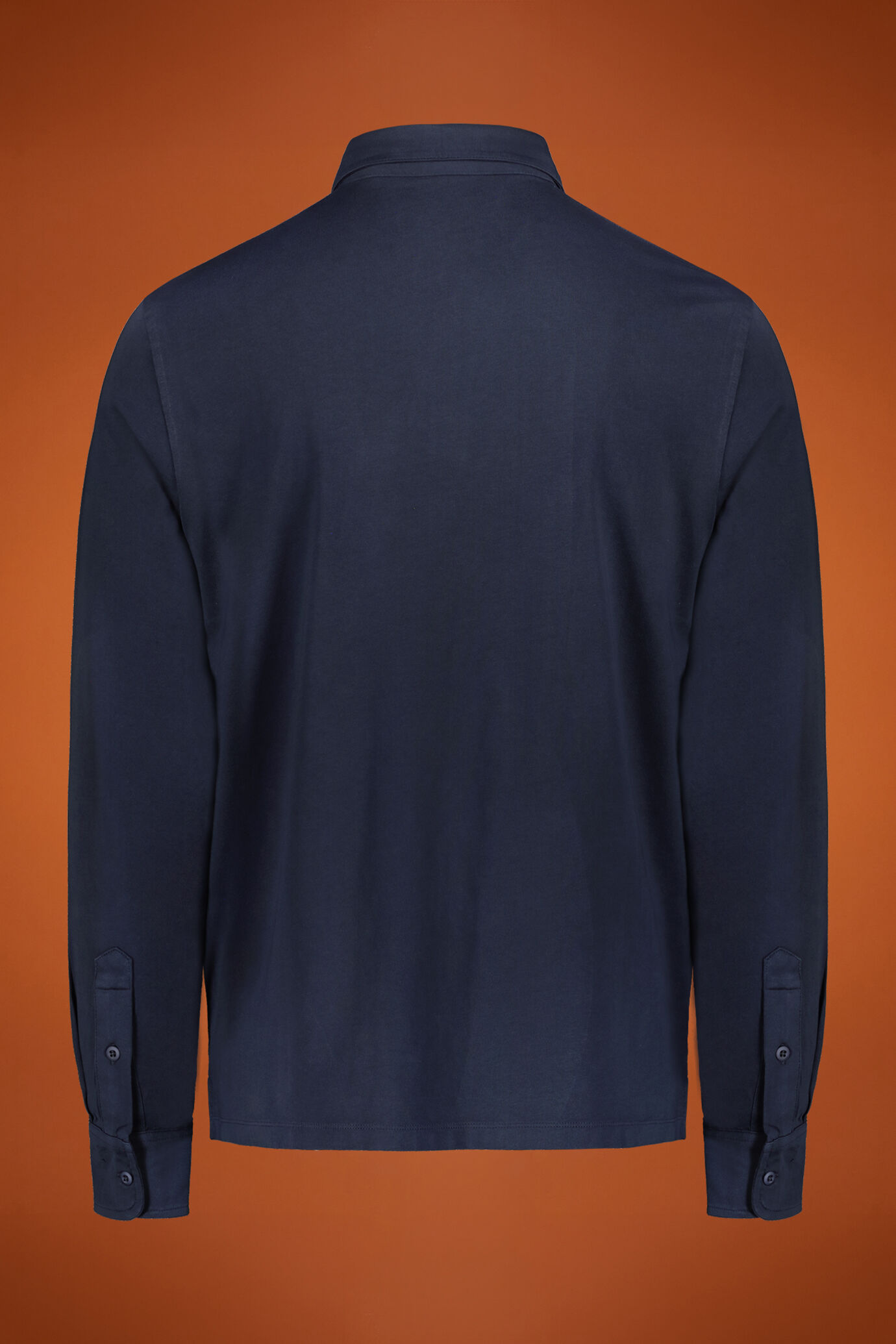 Polo uomo manica lunga 100% cotone regular fit image number 1