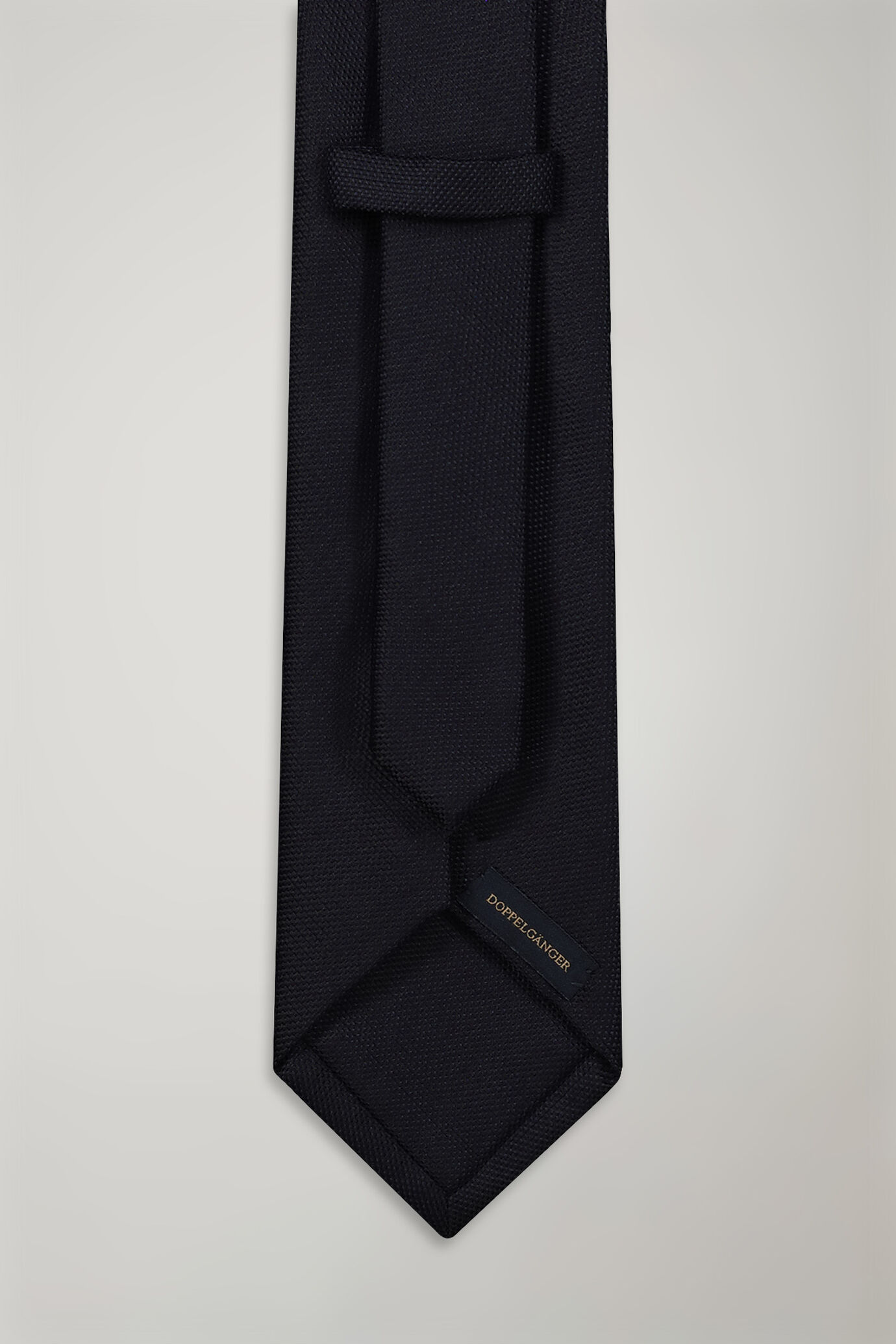 Men's tie solid color bamboo image number 1