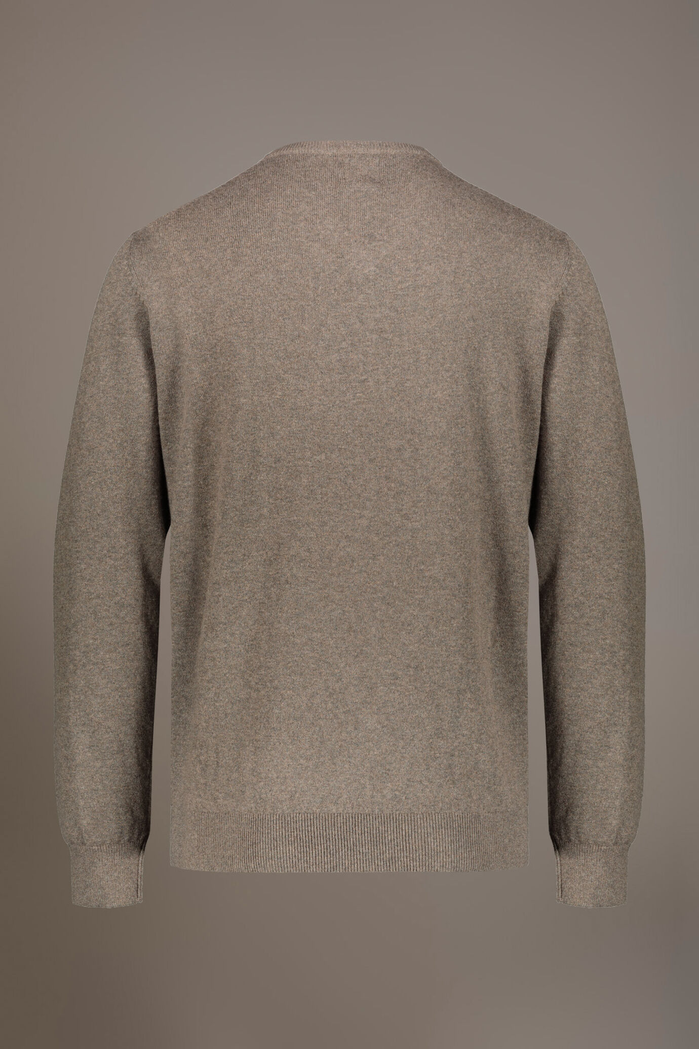 Maglia scollo a V misto lana image number 5