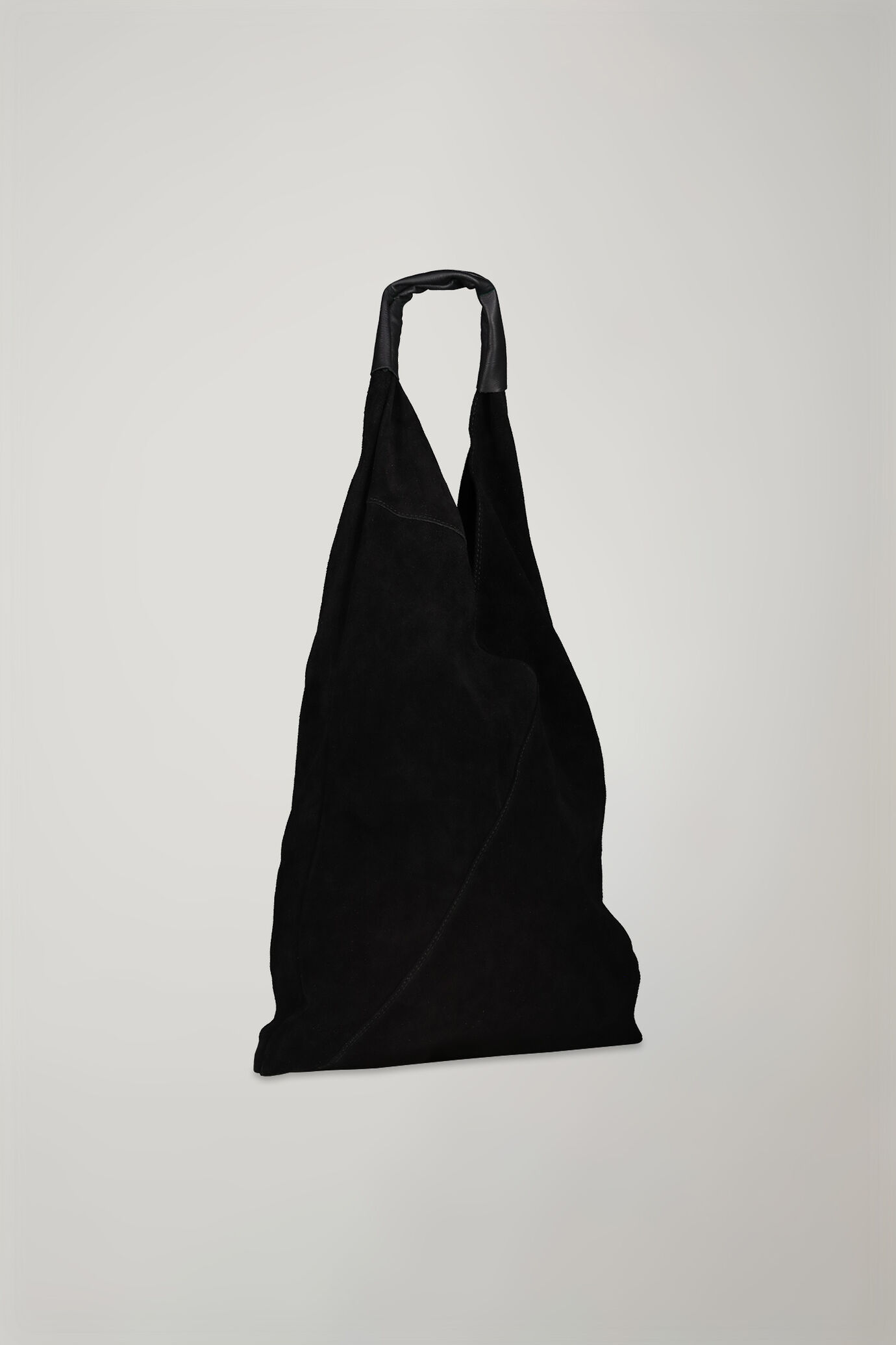 Women’s shoulder bag 100% genuine suede image number 1