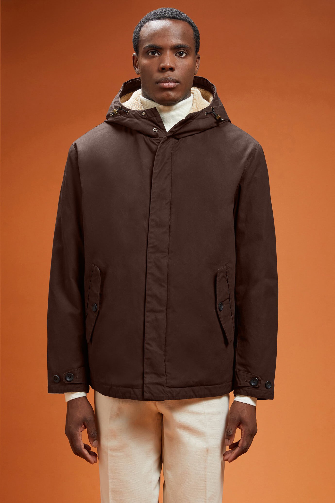 Herrenjacke aus 100 % gewachster Baumwolle in bequemer Passform image number 0
