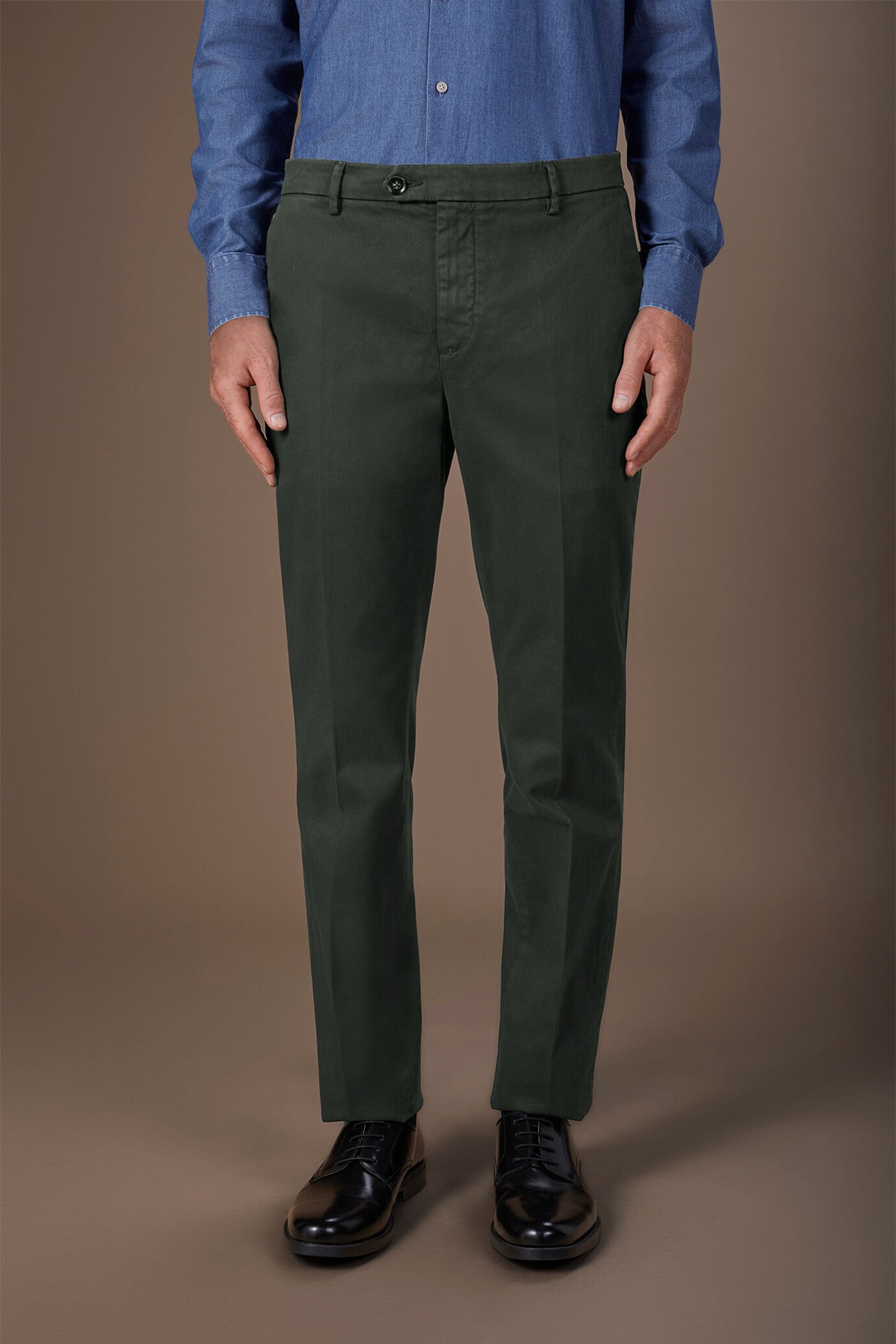 Herren-Chinohose, normale Passform image number 1