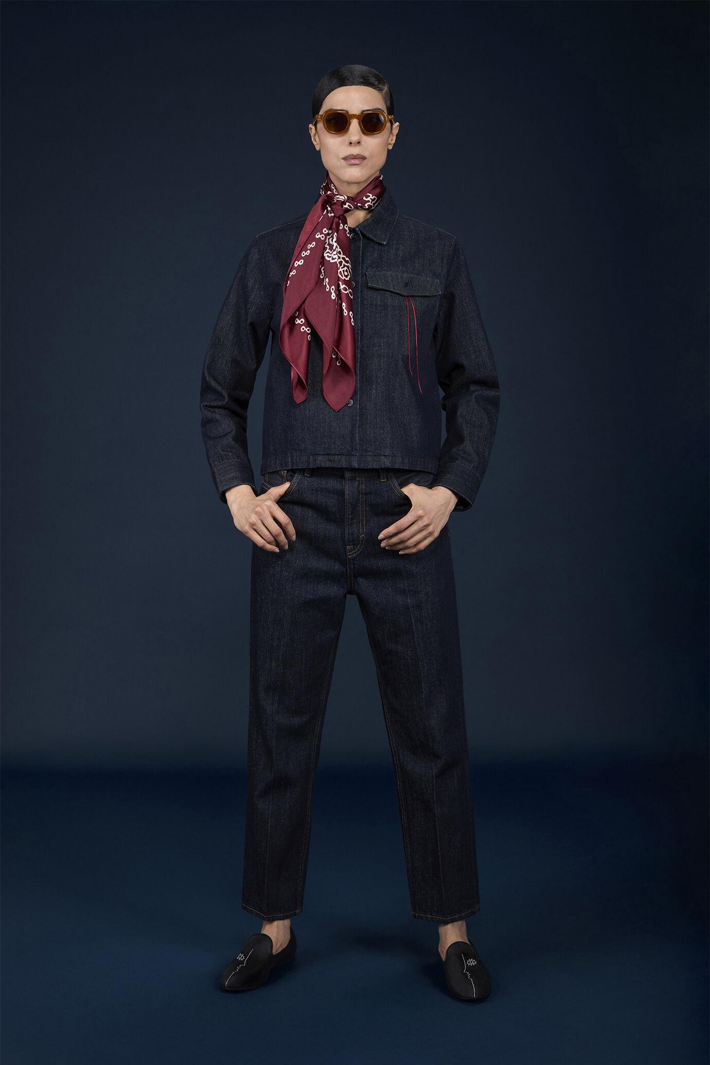 Women's boxy-fit denim jacket