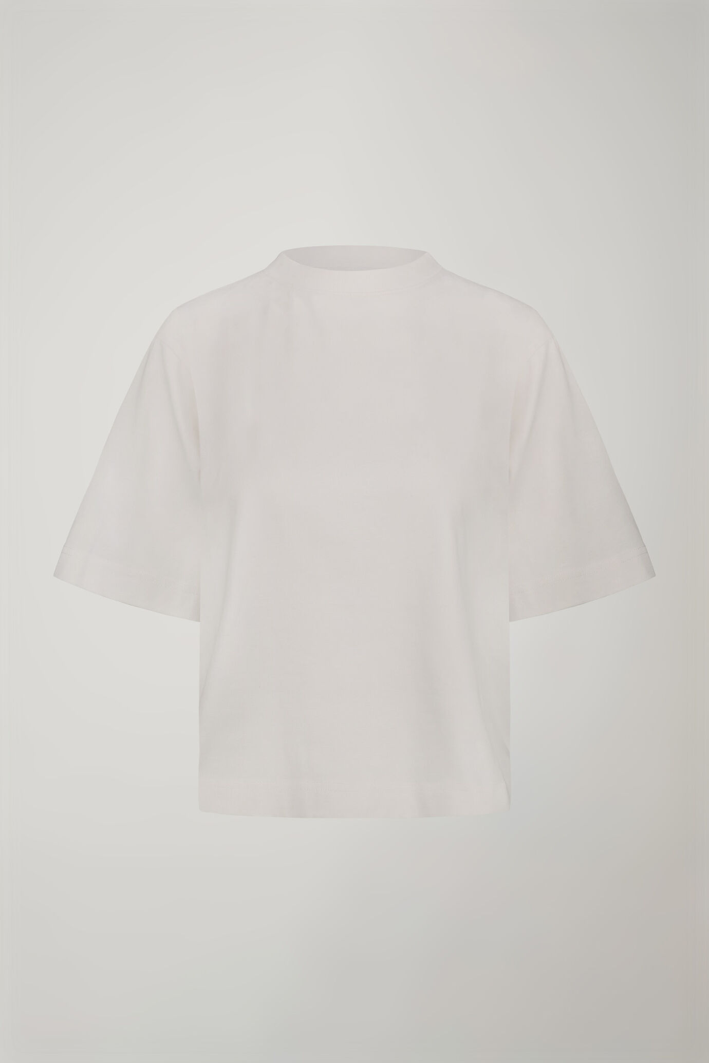 T-shirt femme &agrave; col rond 100&nbsp;% coton coupe r&eacute;guli&egrave;re image number 5