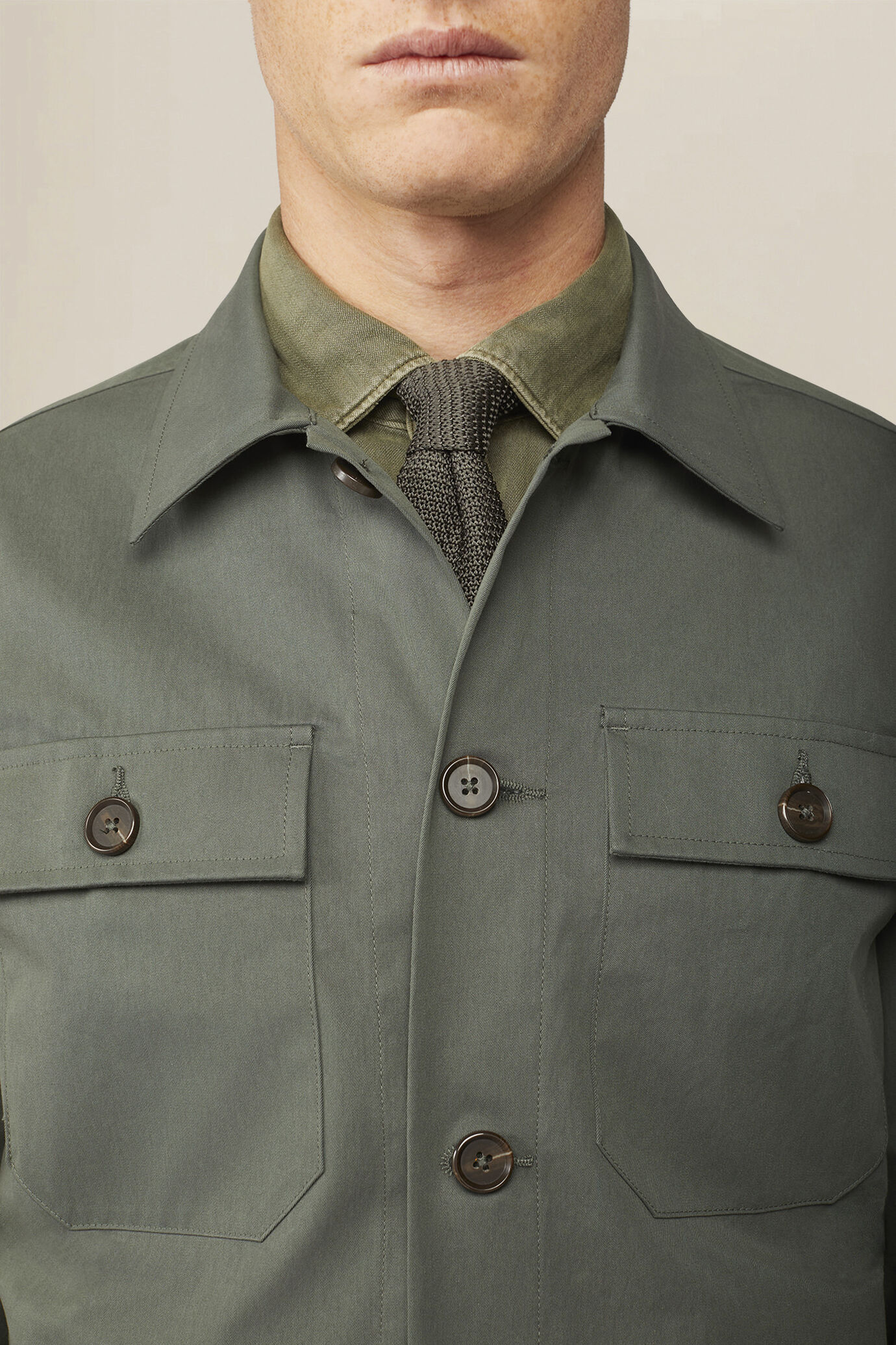 Giacca camicia uomo sfoderata regular fit image number 2