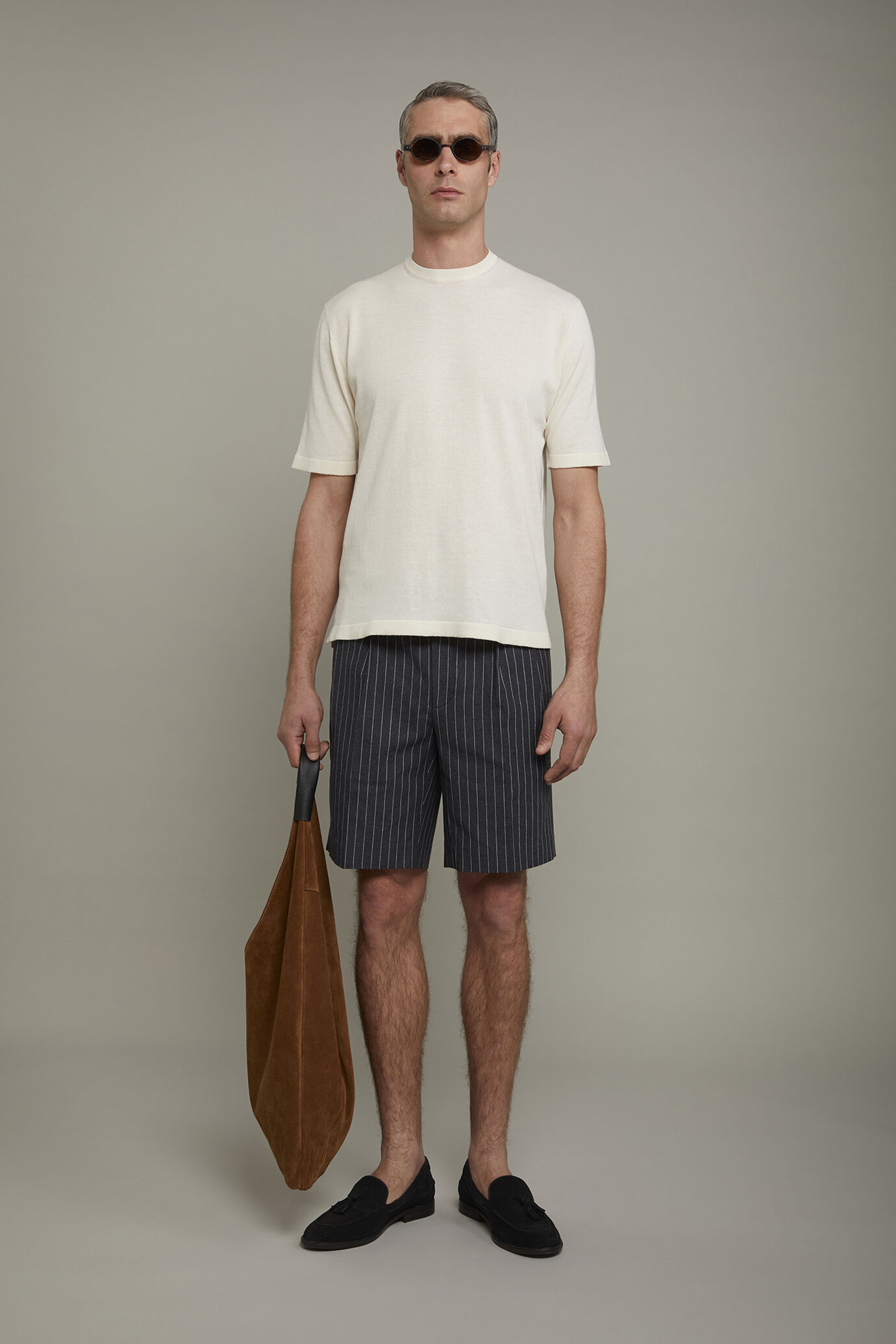 Herren-T-Shirt aus 100 % Baumwolle mit kurzen Ärmeln in normaler Passform image number 0