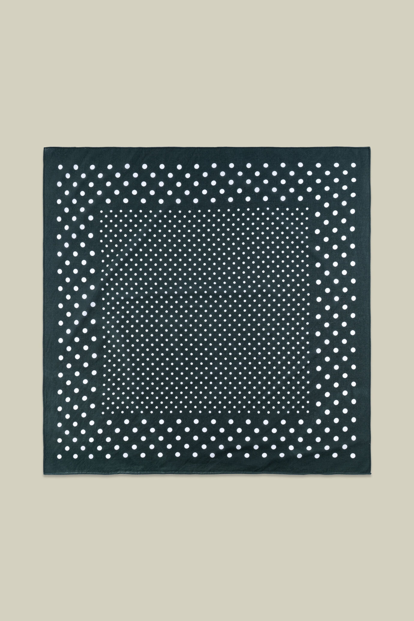 Men's scarf with polka dot pattern image number 1