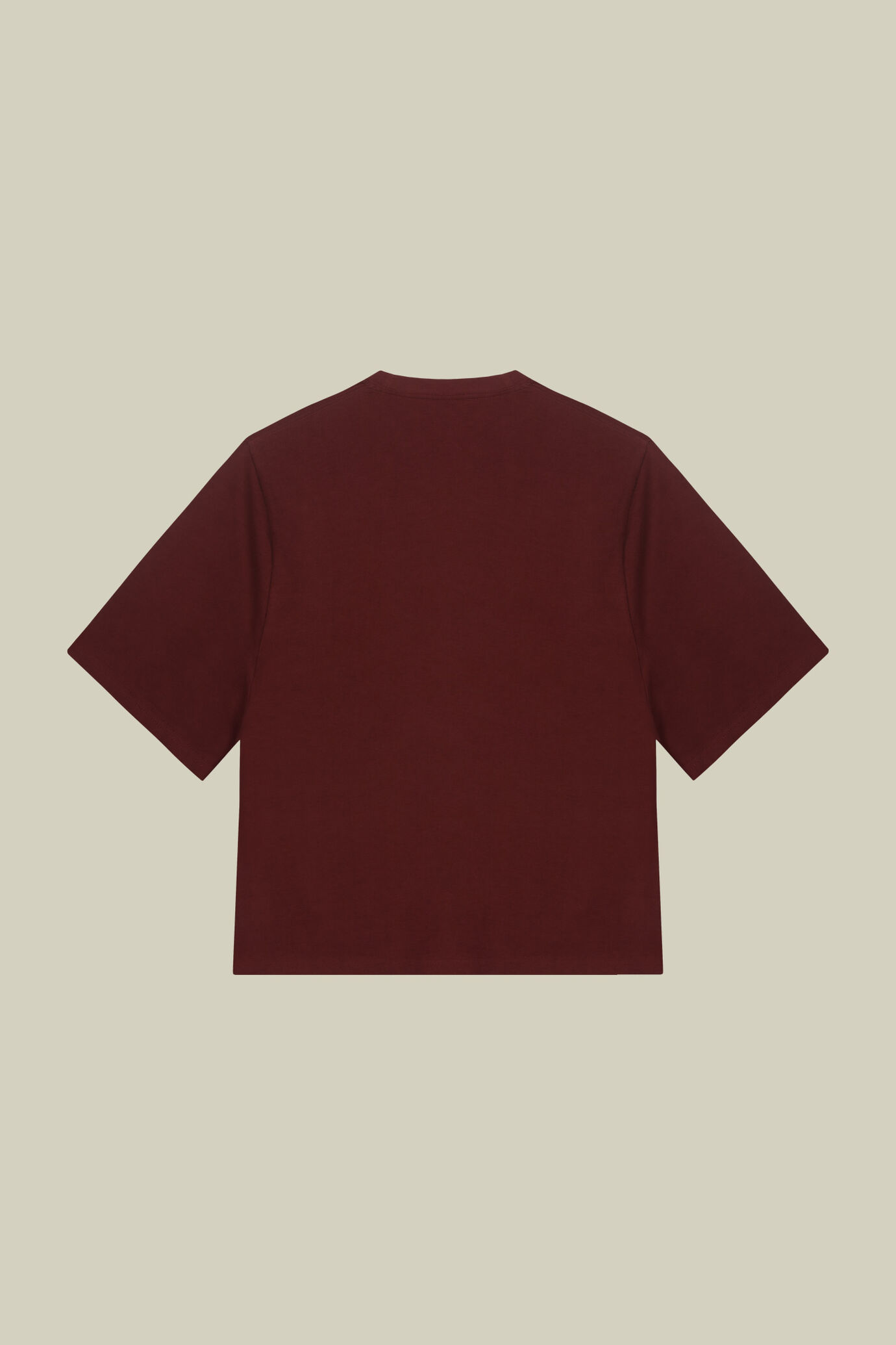 T-shirt oversize pour femme, modèle à manches courtes et col ras du cou en jersey image number 1