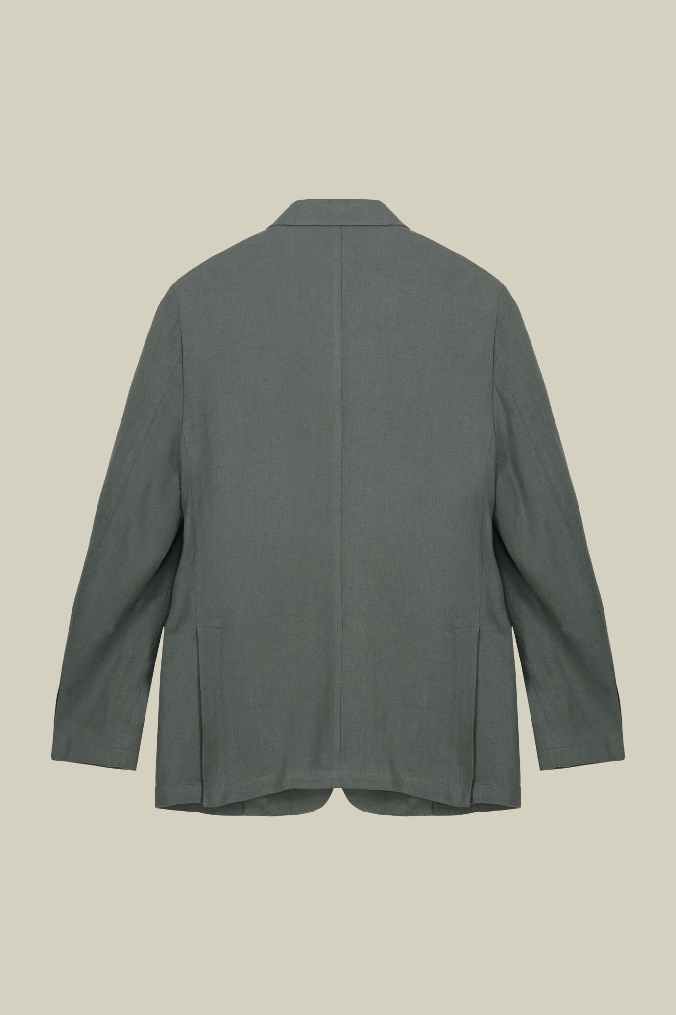 Einreihiges, ungefüttertes Herrensakko mit spitzem Revers und Pattentaschen. image number 5
