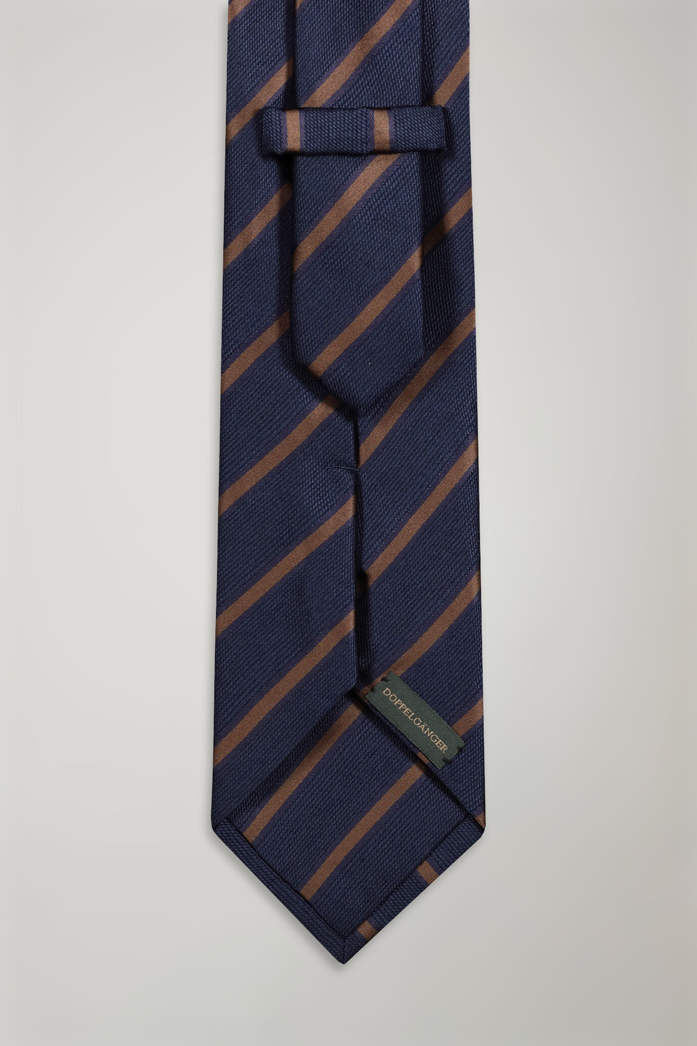 Cravatta uomo misto bamboo fantasia regimental image number 1