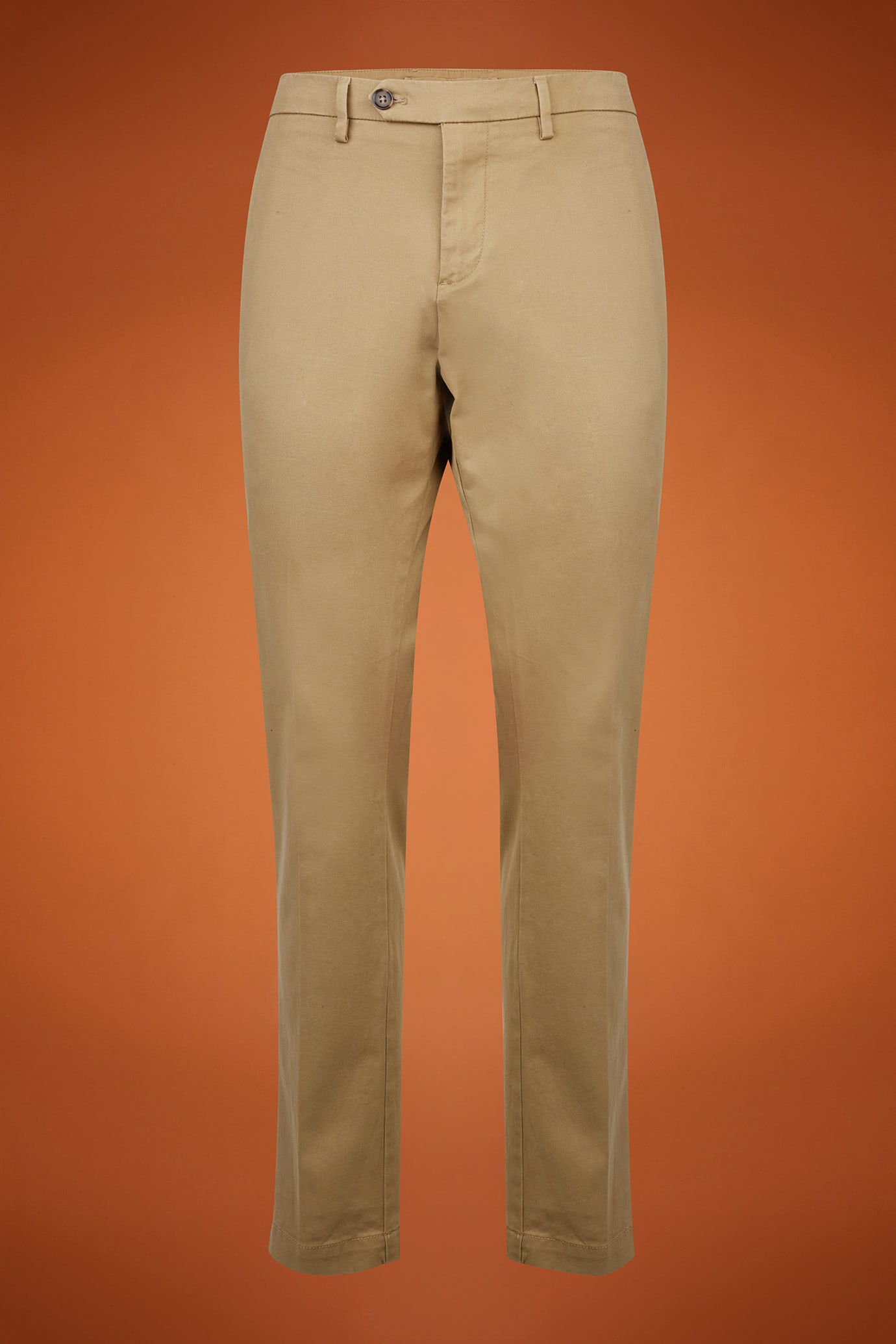 Klassische Herren-Chinohose aus Twill in normaler Passform image number 0