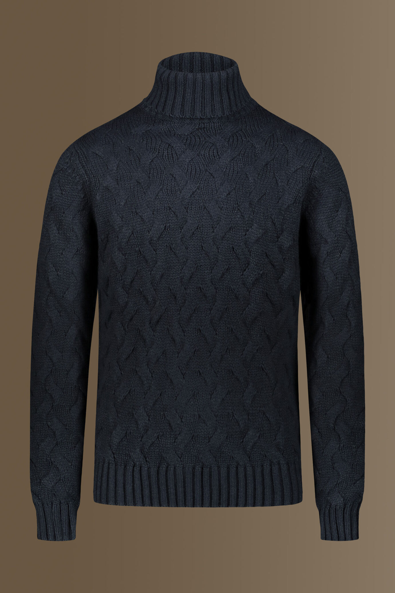 Turtle neck sweater, wool blend image number 0