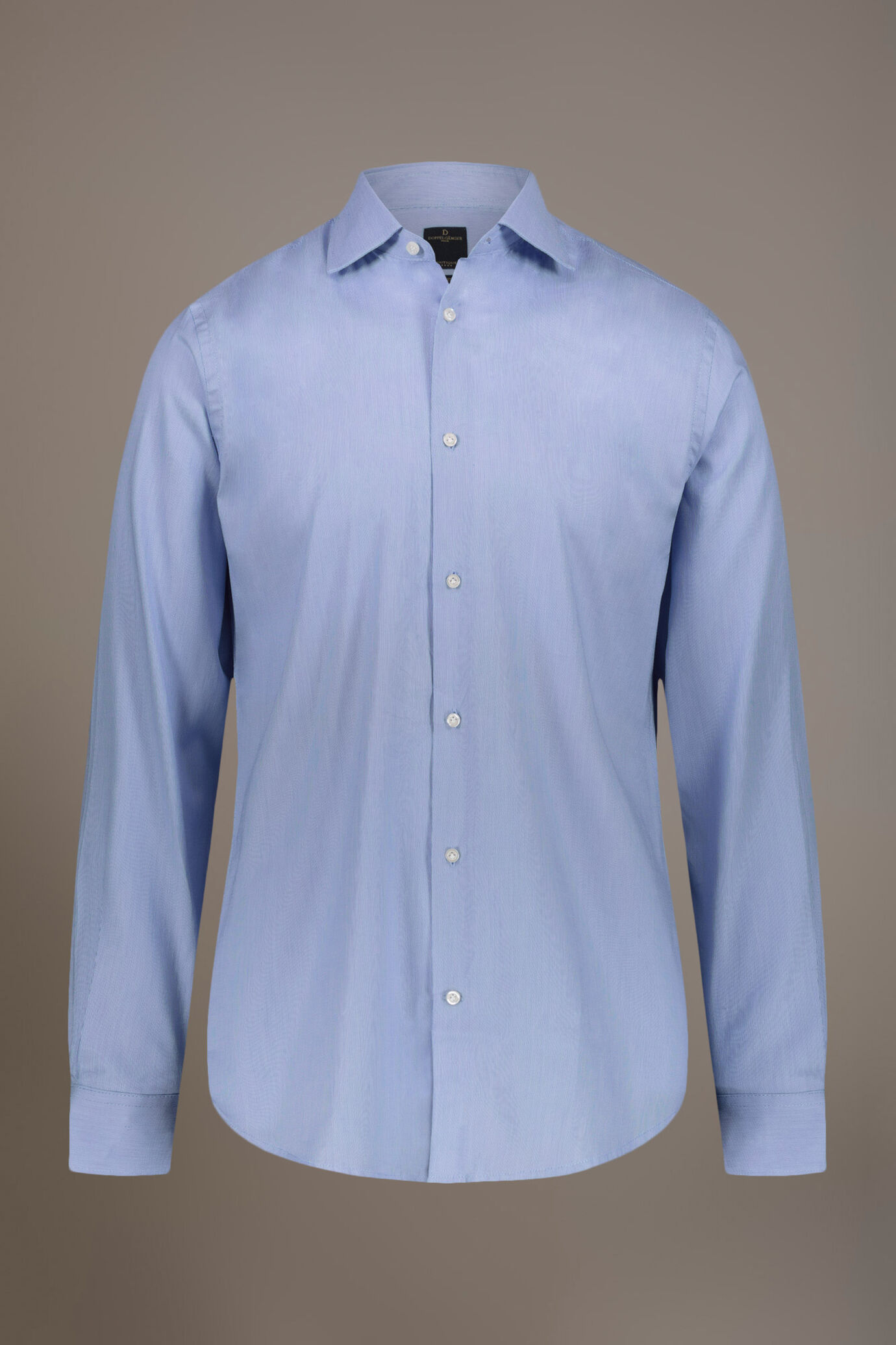Classic shirt french collar slim fit dobby piquet image number 3