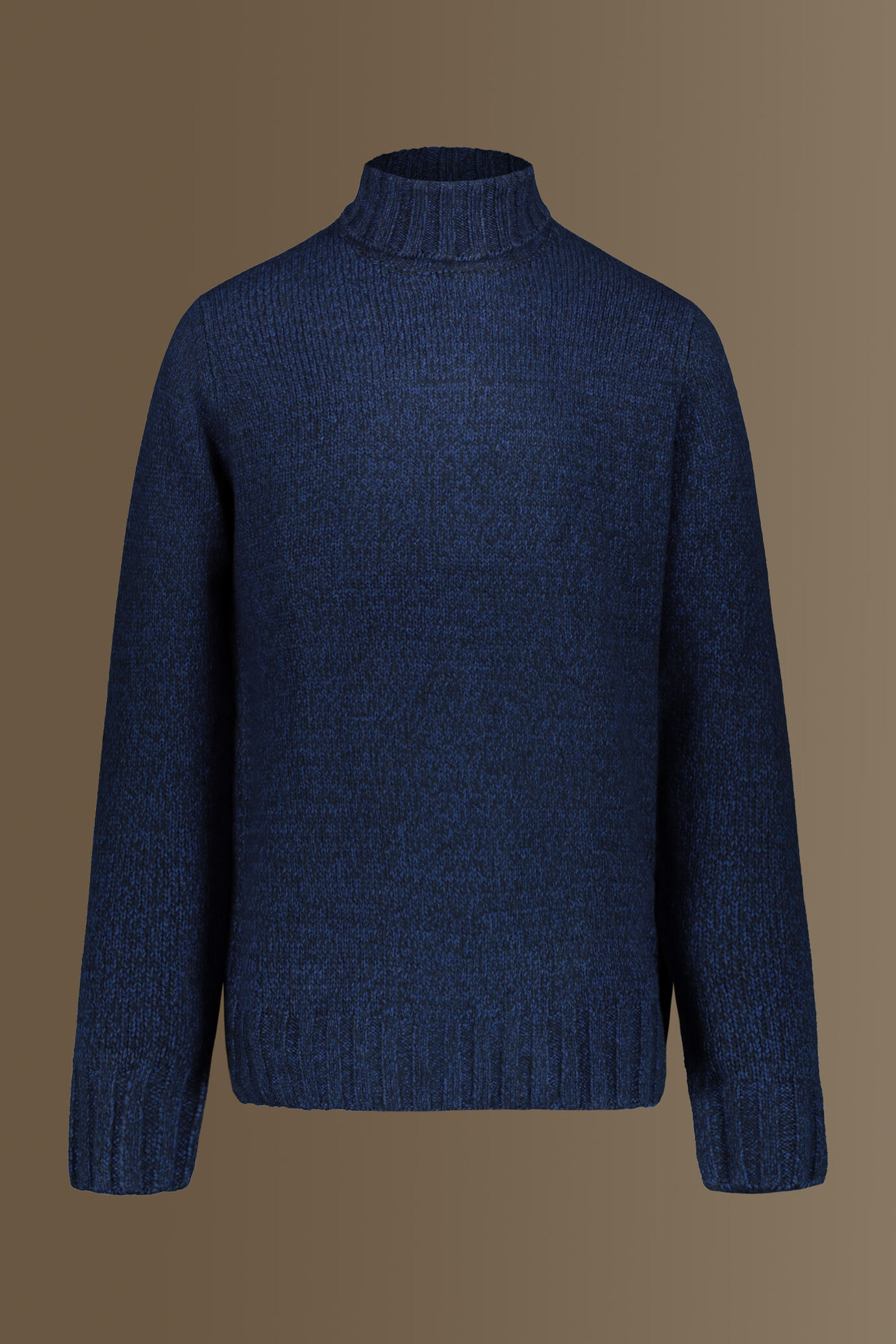 Maglia collo alto con costa inglese image number 3