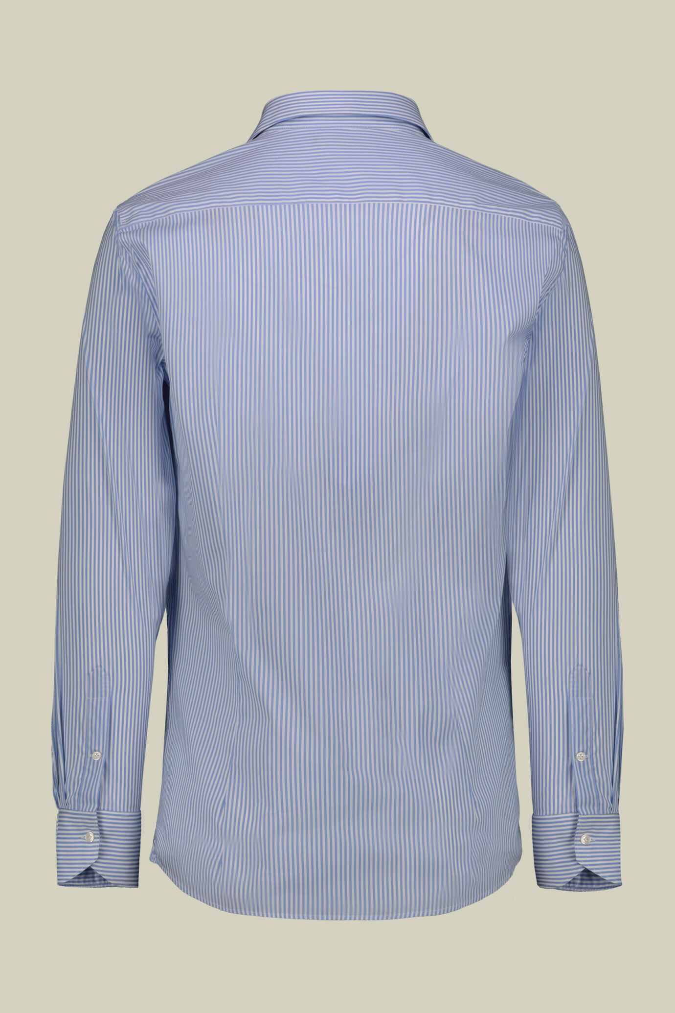 Chemise technique à rayures pour hommes, col classique image number 5