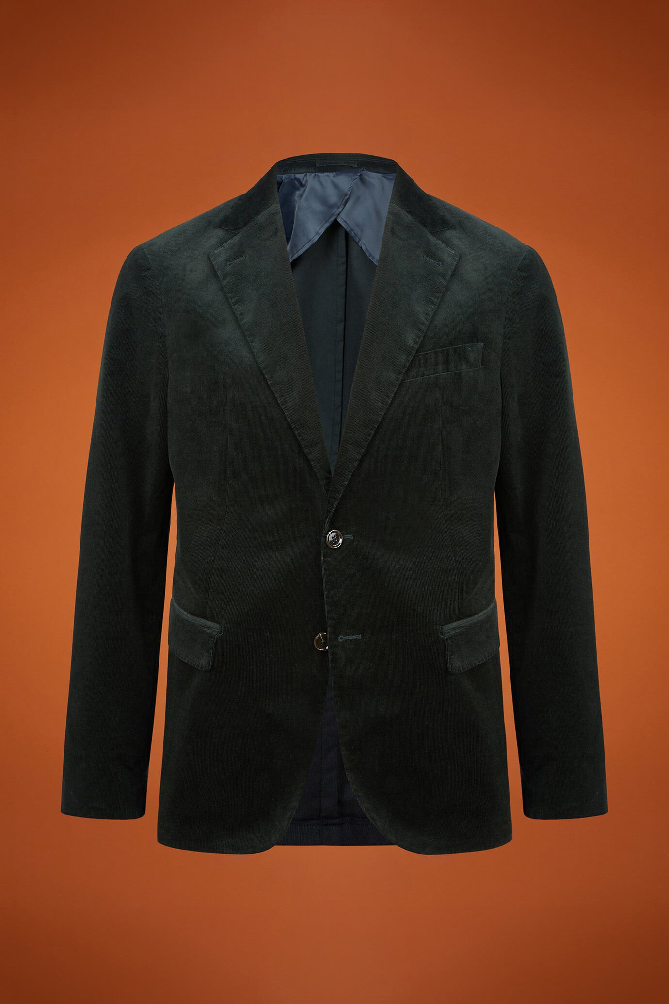 Men's single-breasted corduroy jacket in a regular fit image number 4